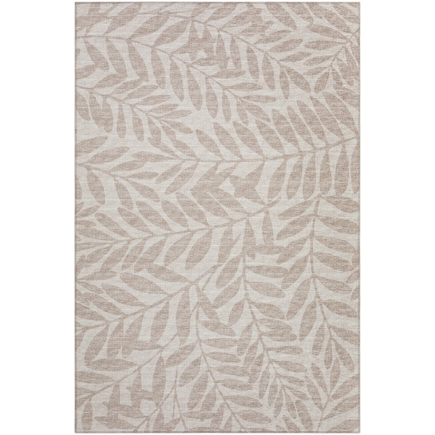 Indoor/ Outdoor Addison Yuma Foliage Motif Washable Area Rug
