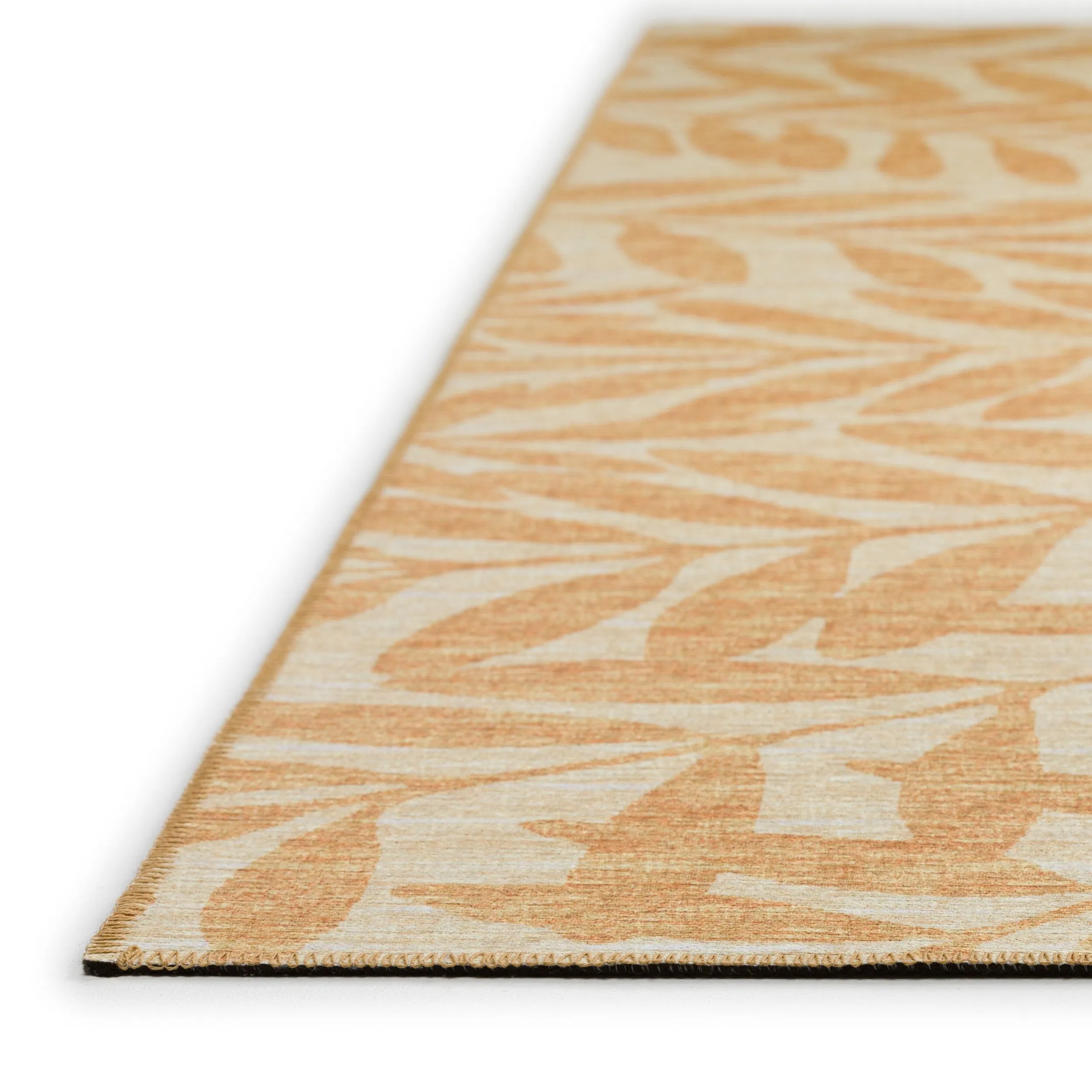 Indoor/ Outdoor Addison Yuma Foliage Motif Washable Area Rug