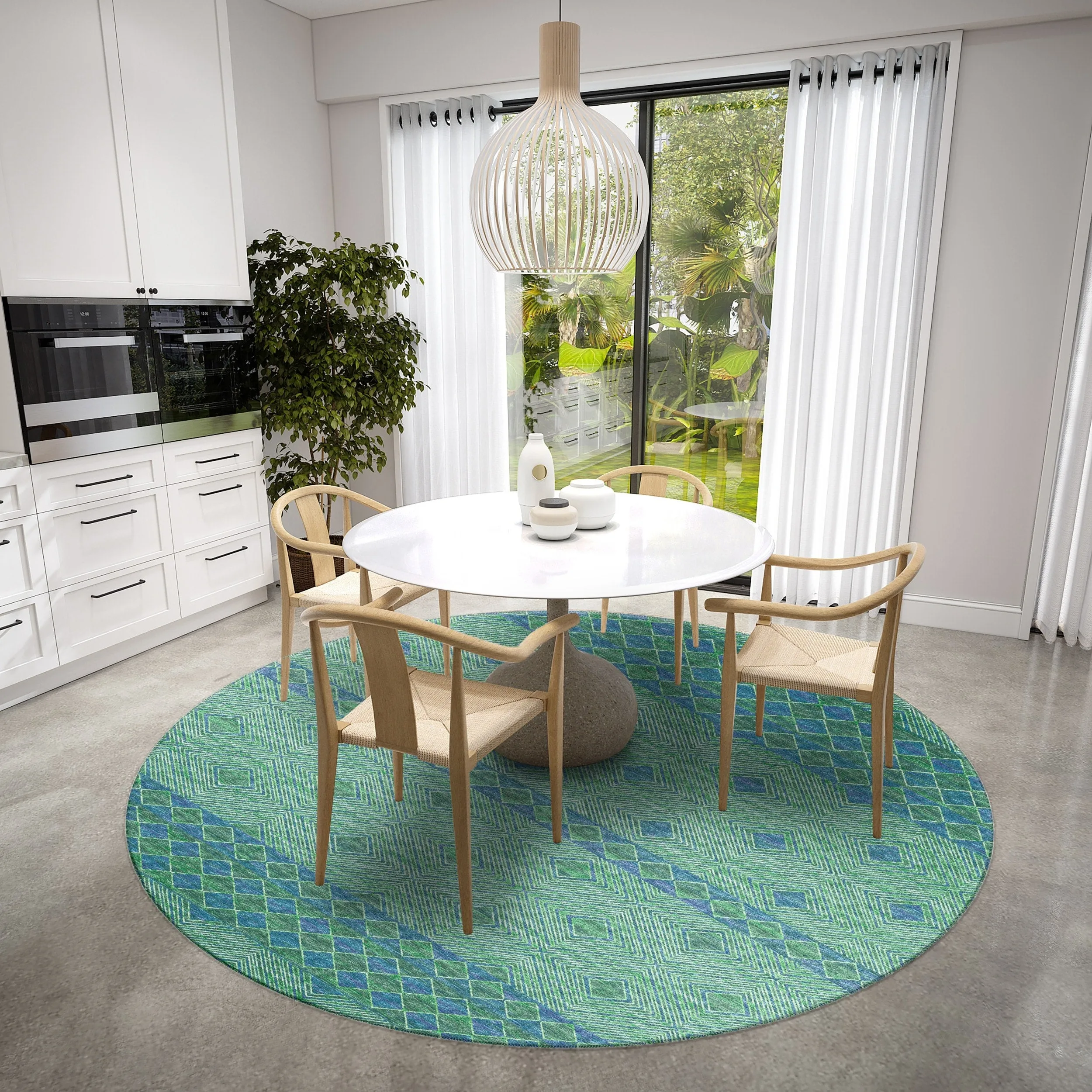 Indoor/ Outdoor Addison Yuma Geometric Southwest Washable Rug