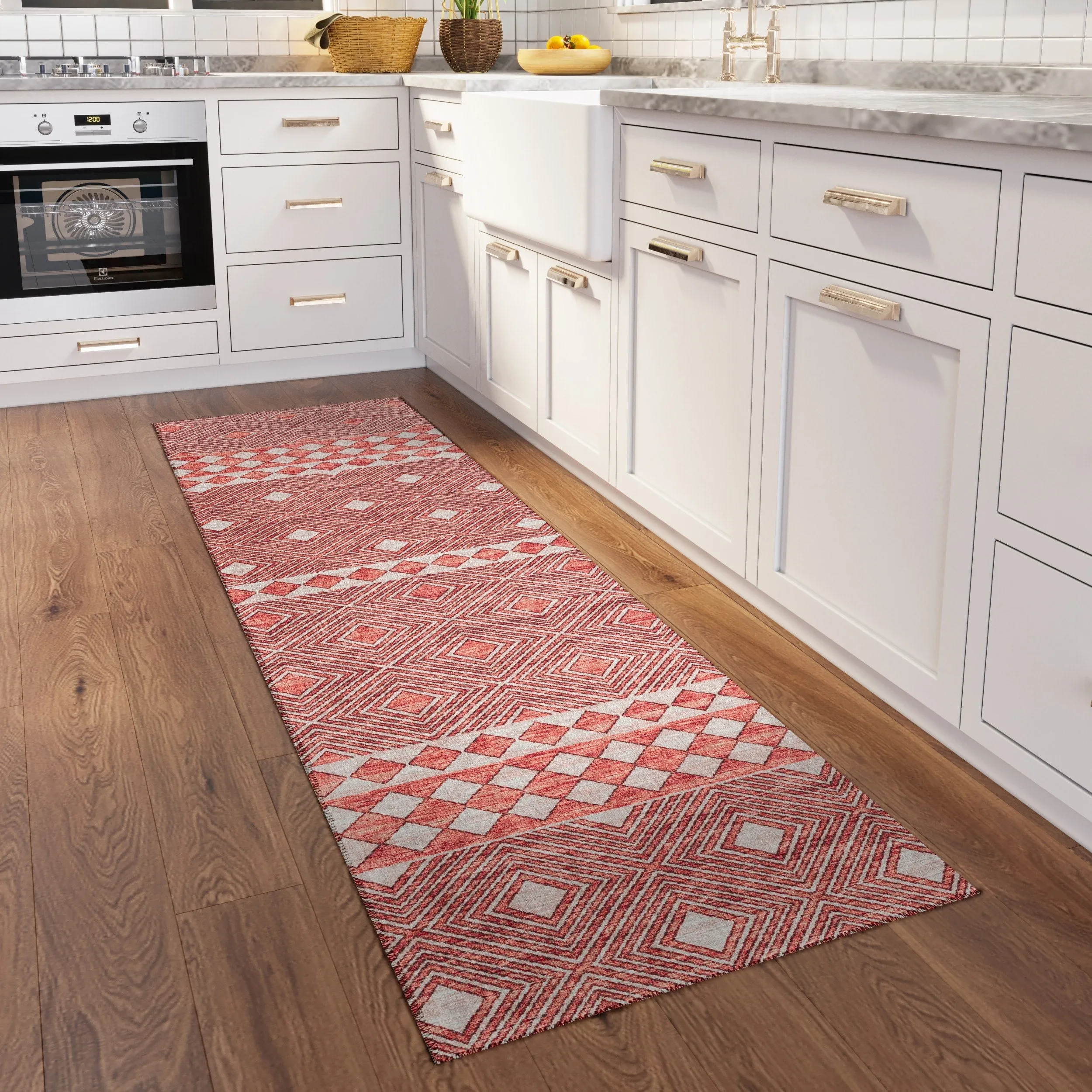 Indoor/ Outdoor Addison Yuma Geometric Southwest Washable Rug