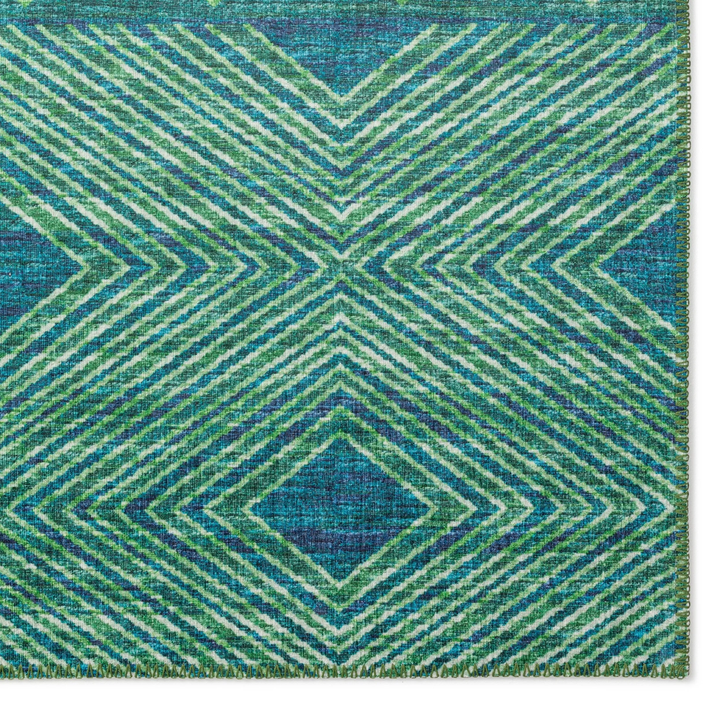 Indoor/ Outdoor Addison Yuma Geometric Southwest Washable Rug