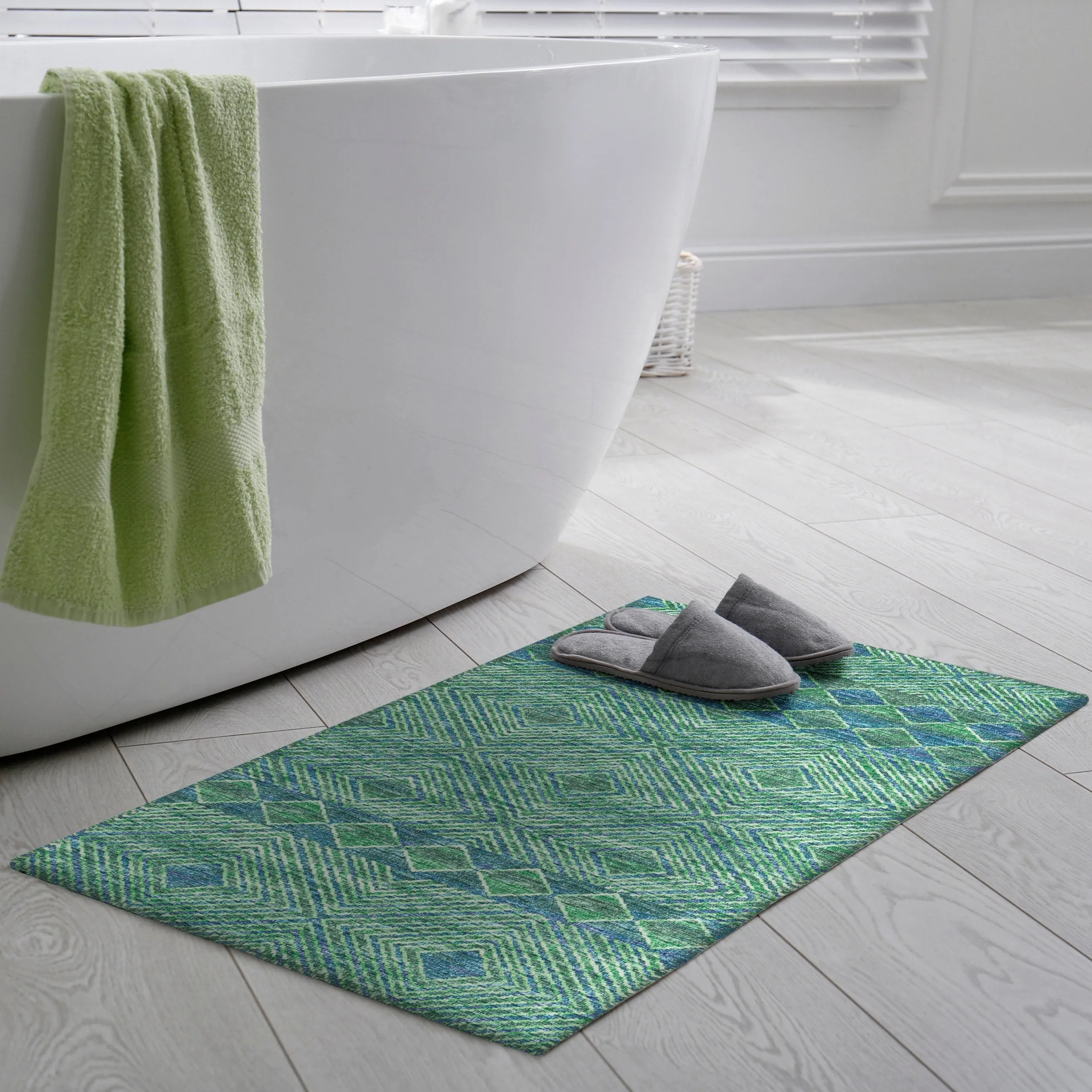 Indoor/ Outdoor Addison Yuma Geometric Southwest Washable Rug