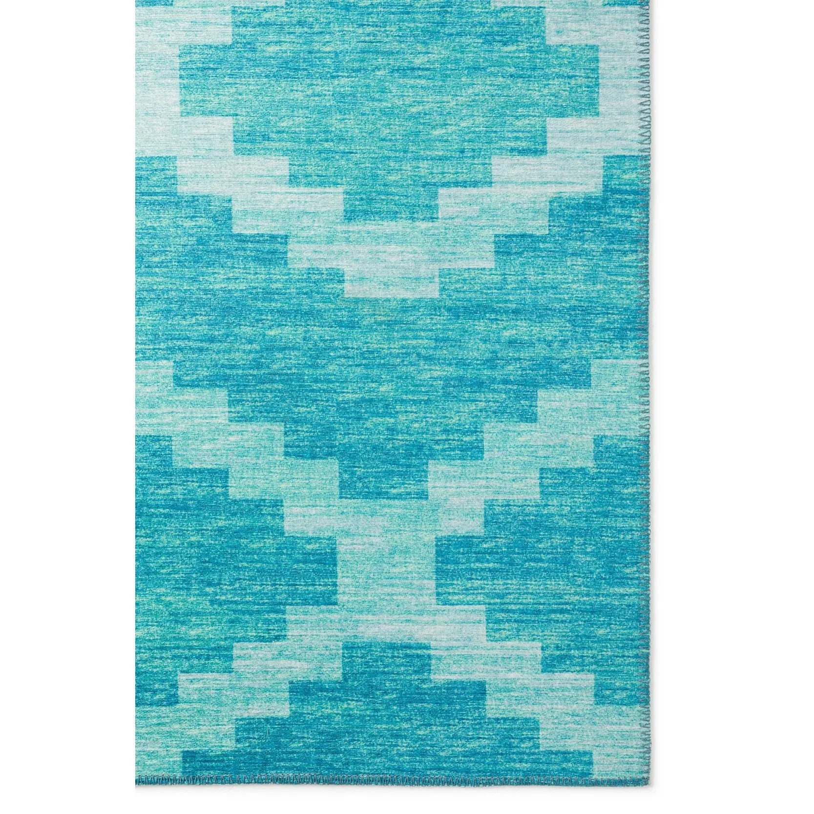 Indoor/ Outdoor Addison Yuma Southwest Chevron Washable Area Rug