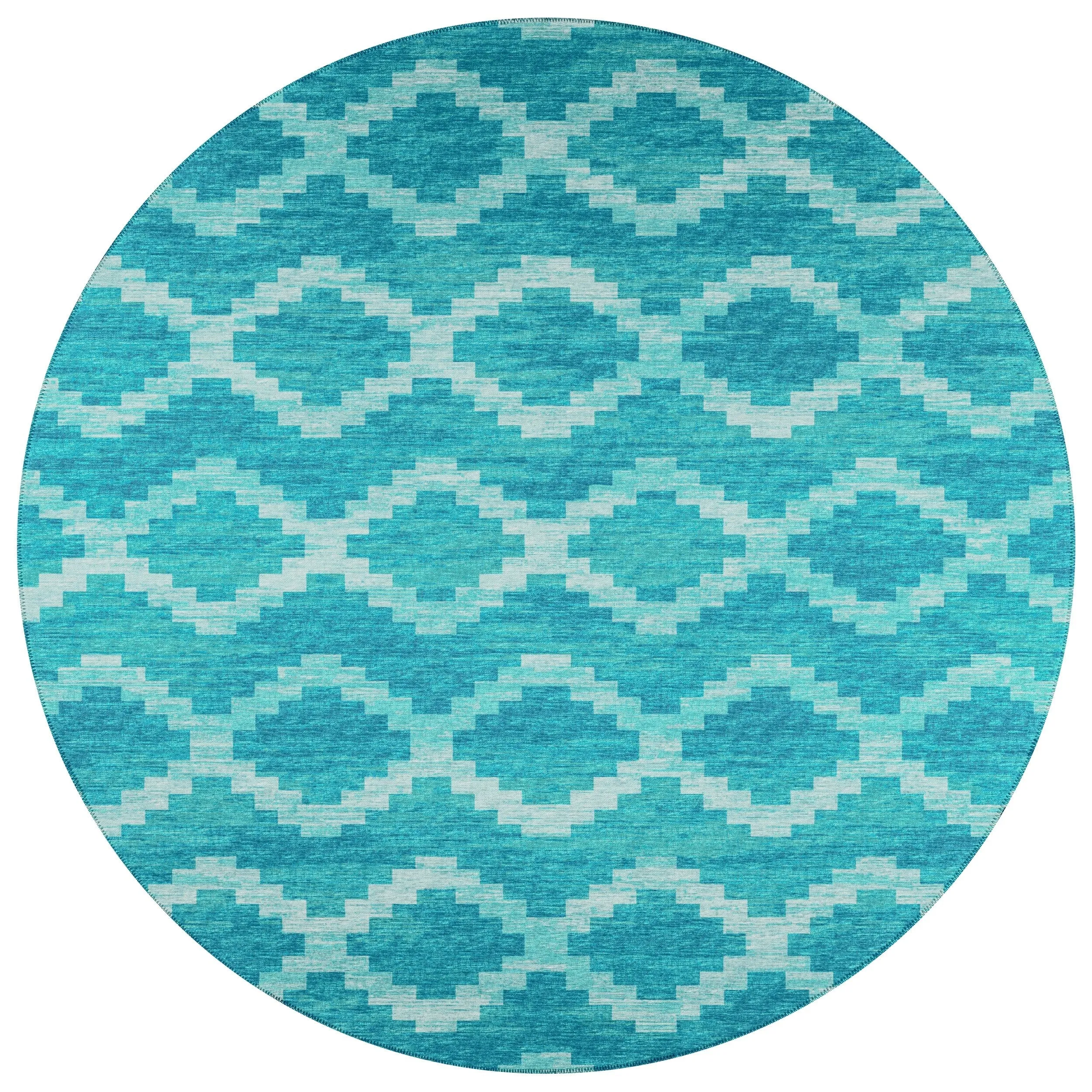 Indoor/ Outdoor Addison Yuma Southwest Chevron Washable Area Rug