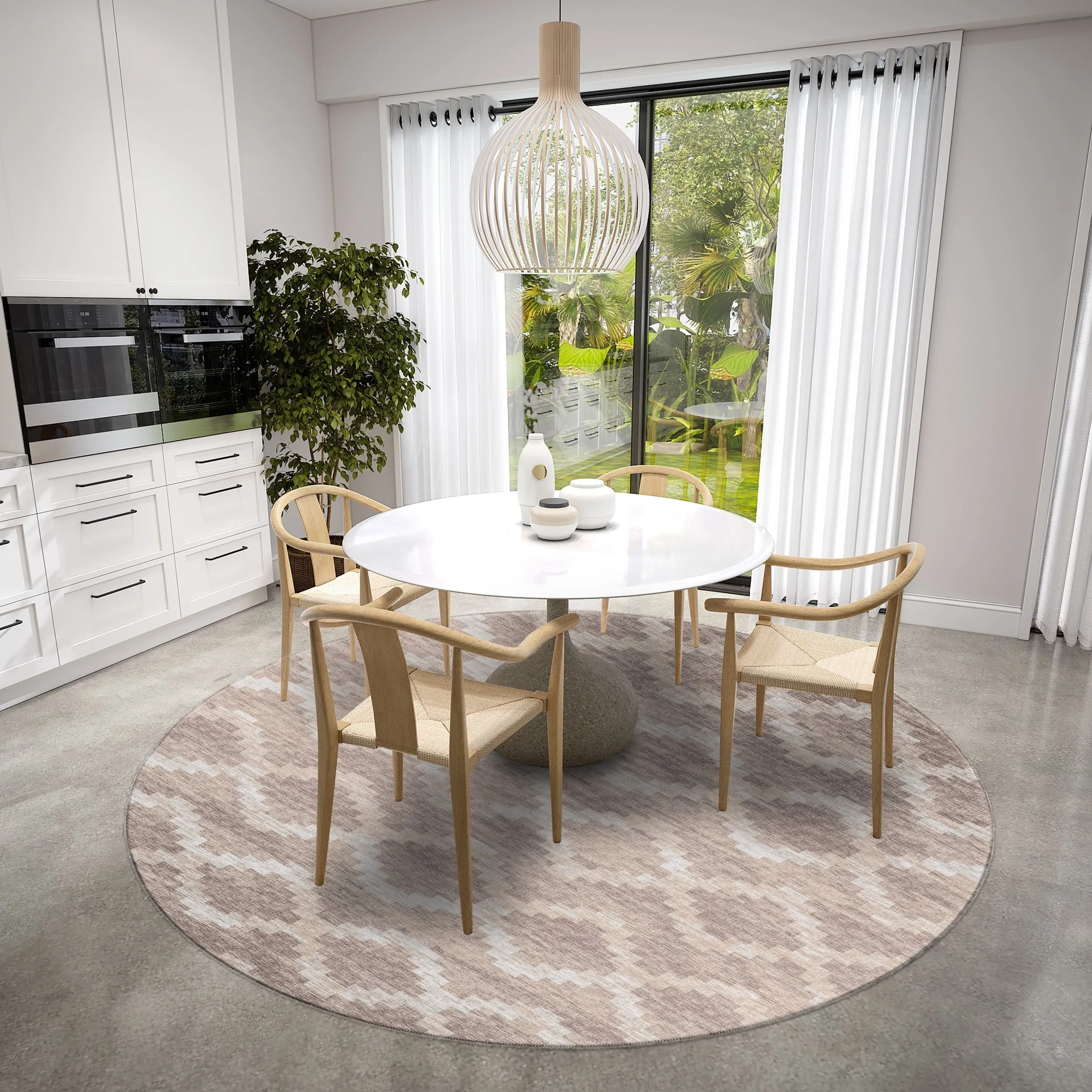 Indoor/ Outdoor Addison Yuma Southwest Chevron Washable Area Rug
