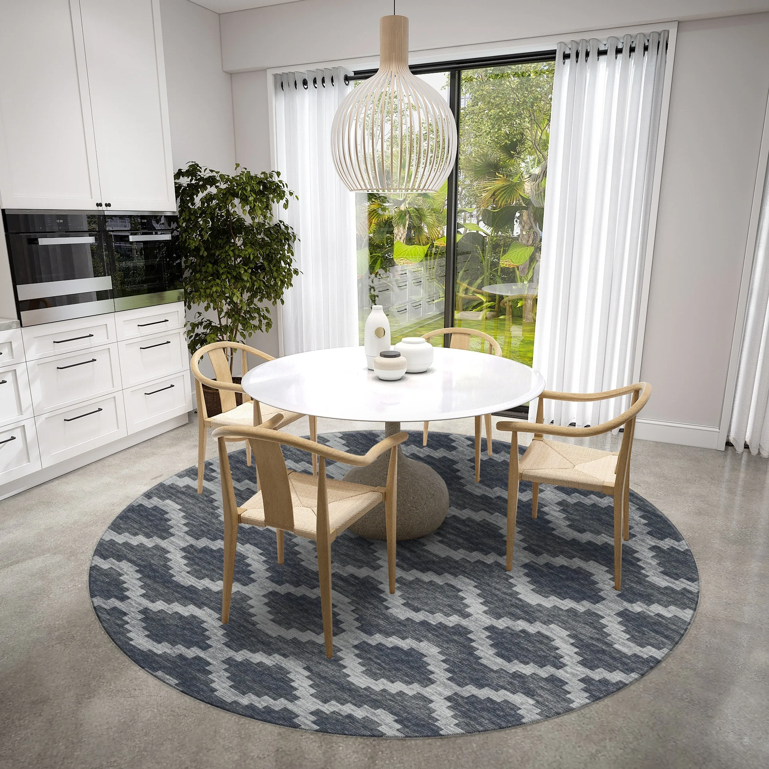 Indoor/ Outdoor Addison Yuma Southwest Chevron Washable Area Rug