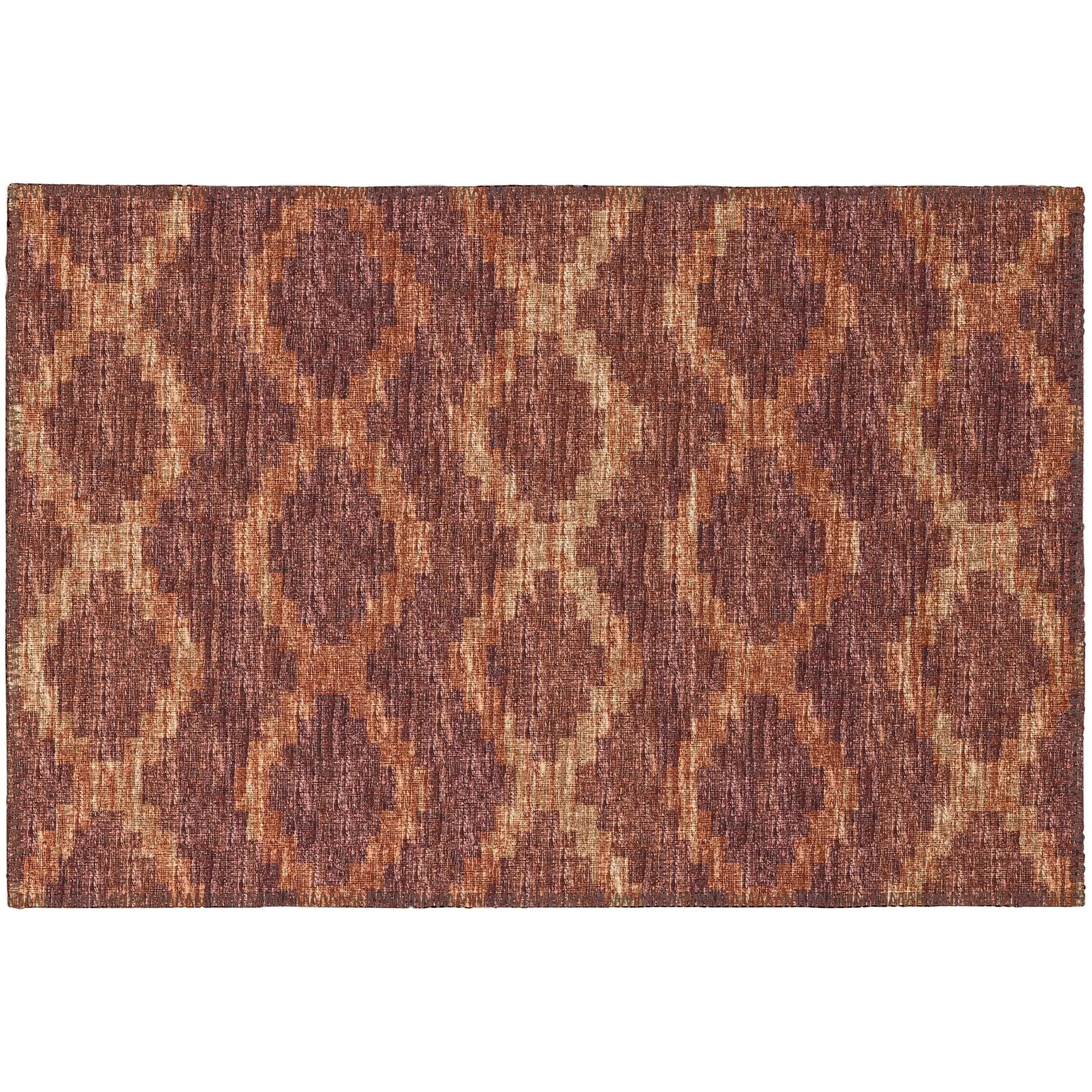 Indoor/ Outdoor Addison Yuma Southwest Chevron Washable Area Rug