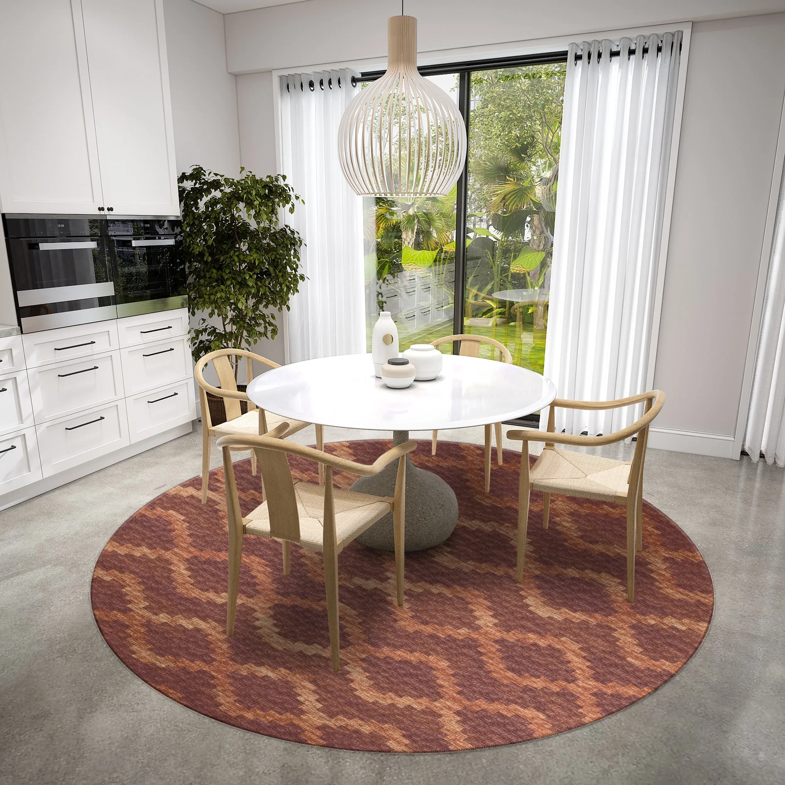 Indoor/ Outdoor Addison Yuma Southwest Chevron Washable Area Rug