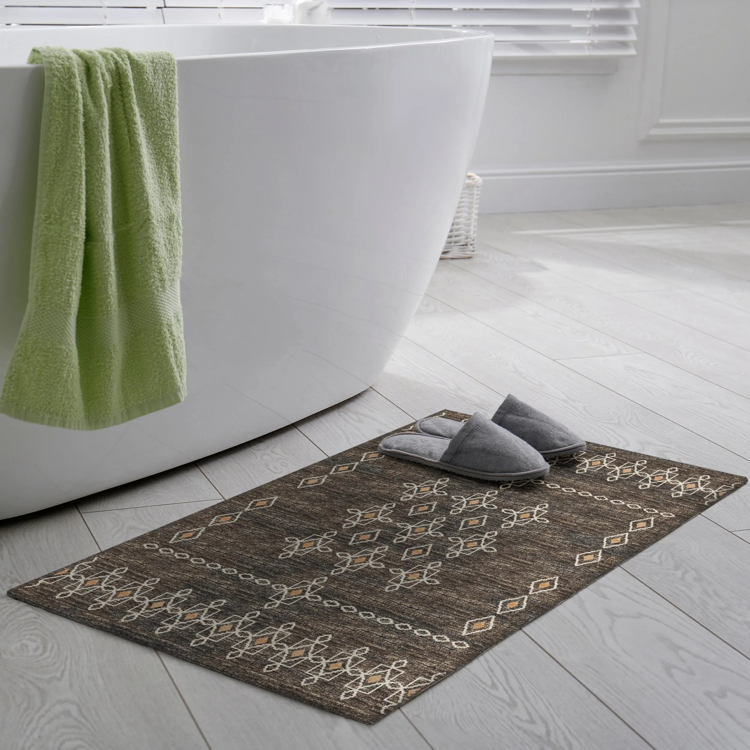 Indoor/ Outdoor Addison Yuma Southwest Motif Washable Area Rug