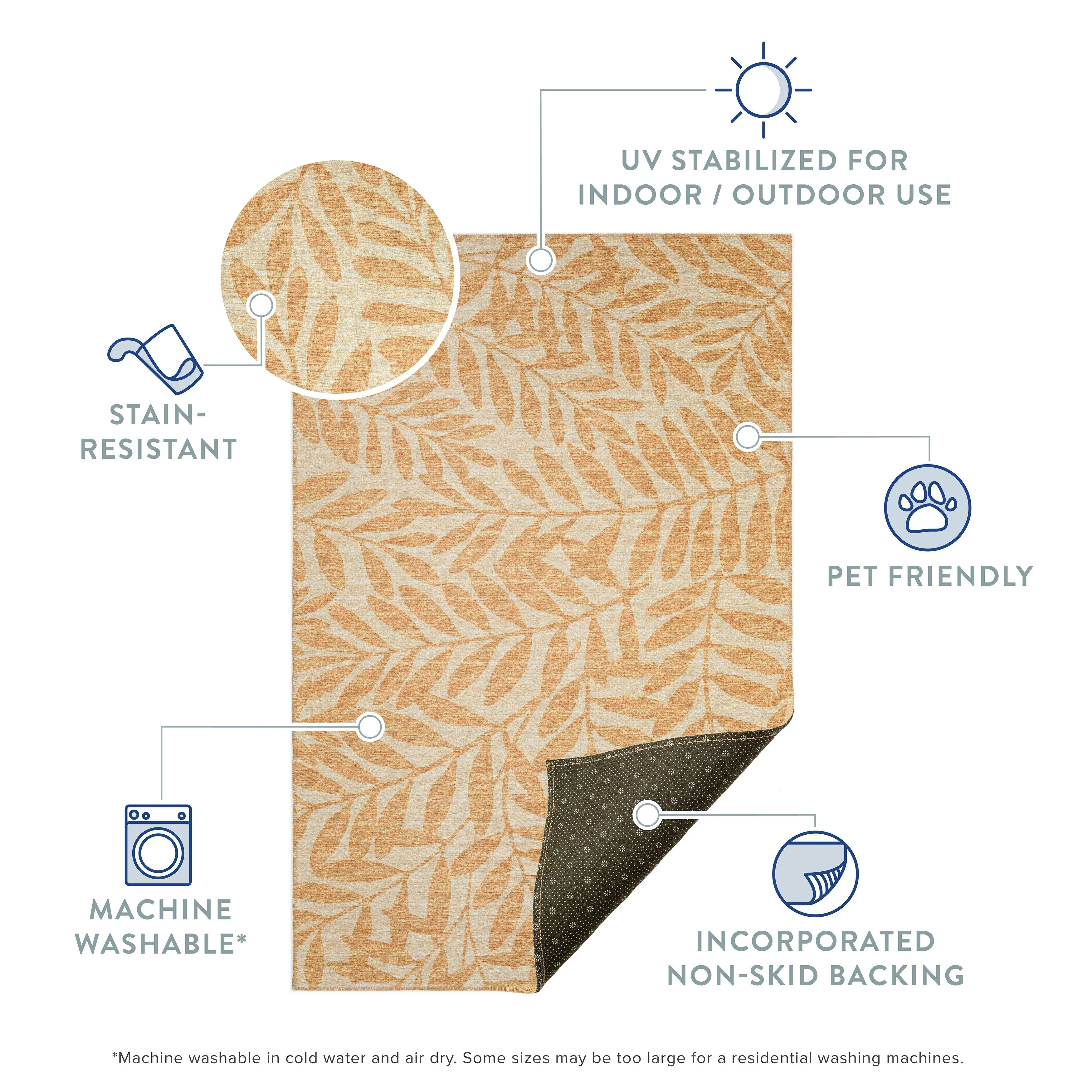Indoor/ Outdoor Addison Yuma Southwest Motif Washable Area Rug