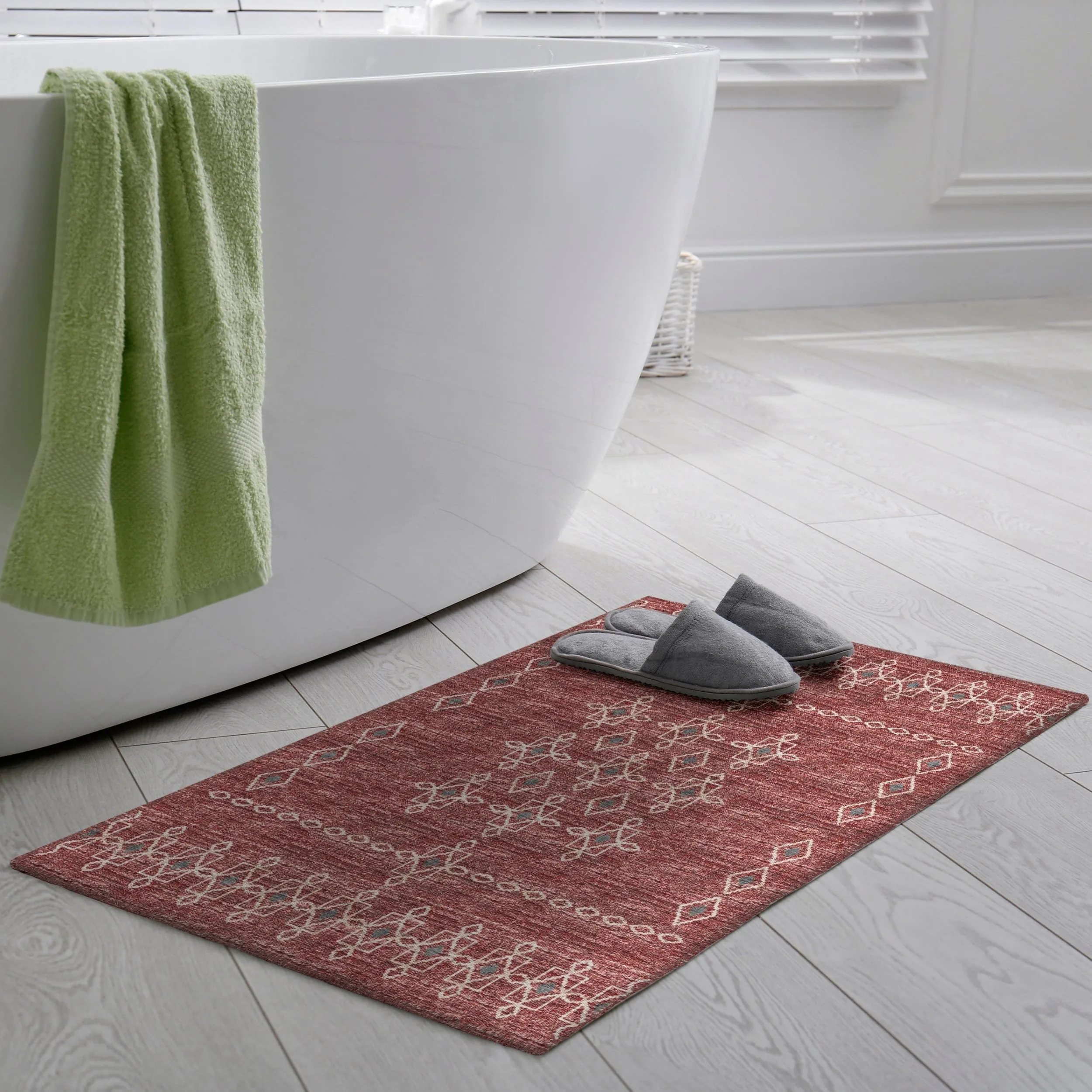 Indoor/ Outdoor Addison Yuma Southwest Motif Washable Area Rug