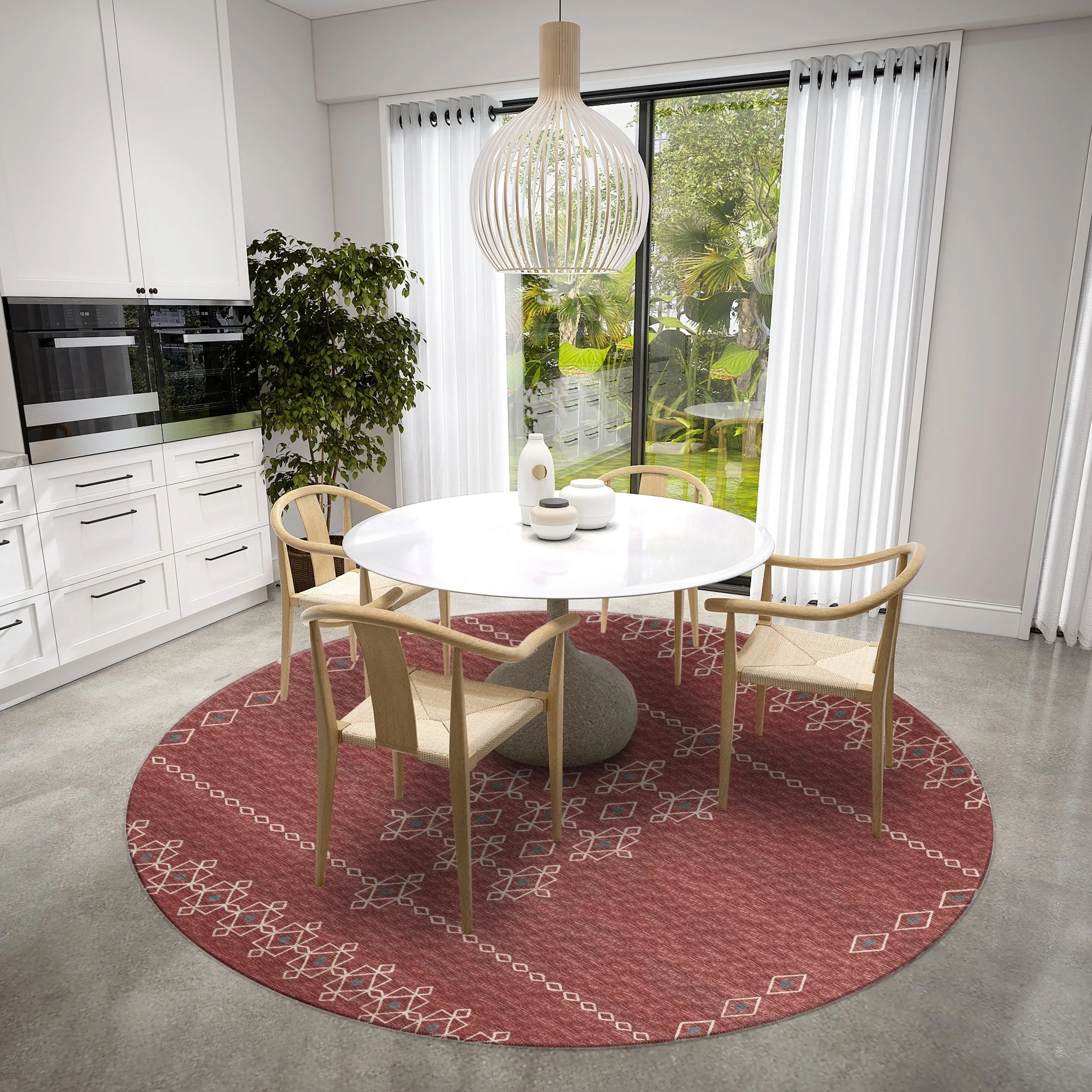 Indoor/ Outdoor Addison Yuma Southwest Motif Washable Area Rug