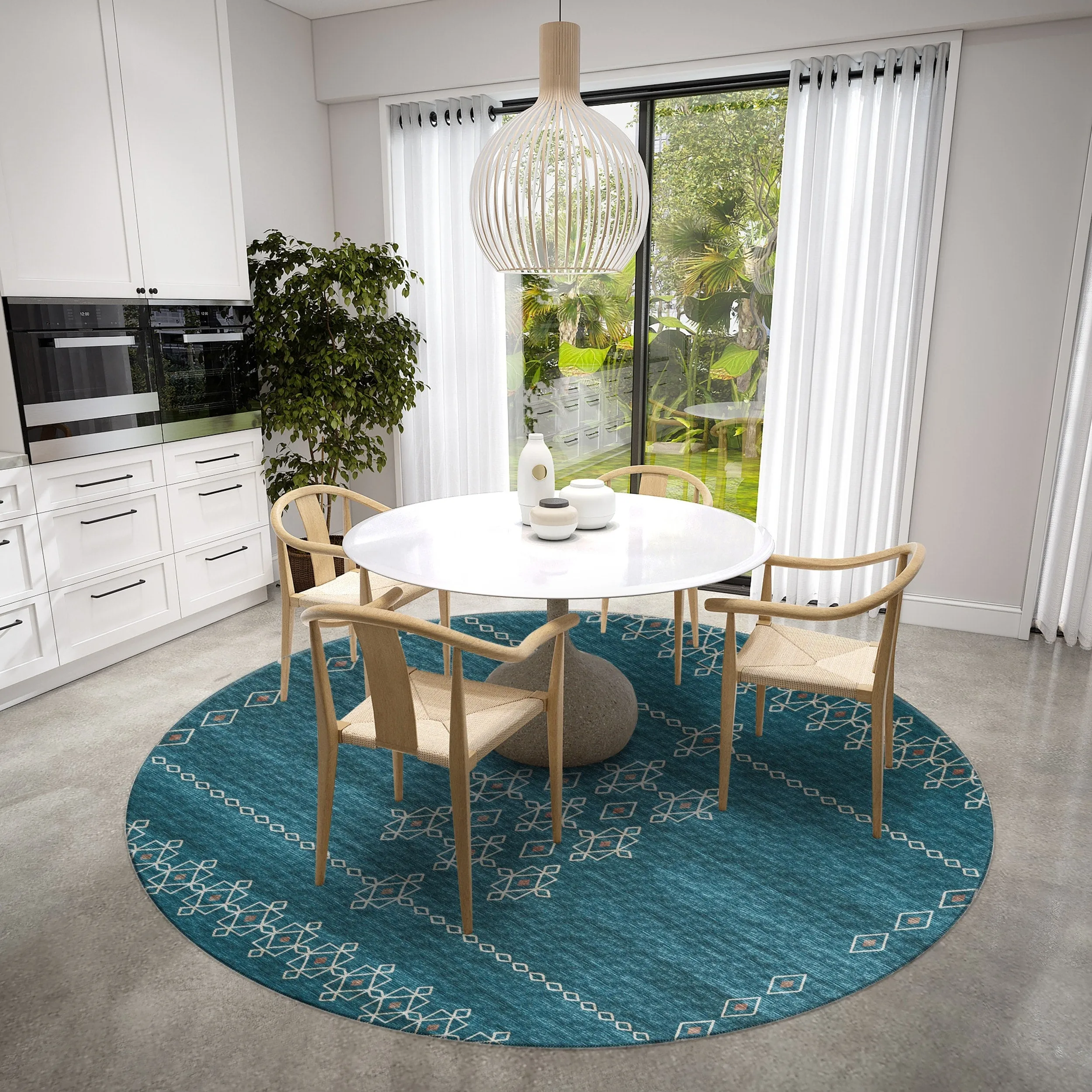 Indoor/ Outdoor Addison Yuma Southwest Motif Washable Area Rug