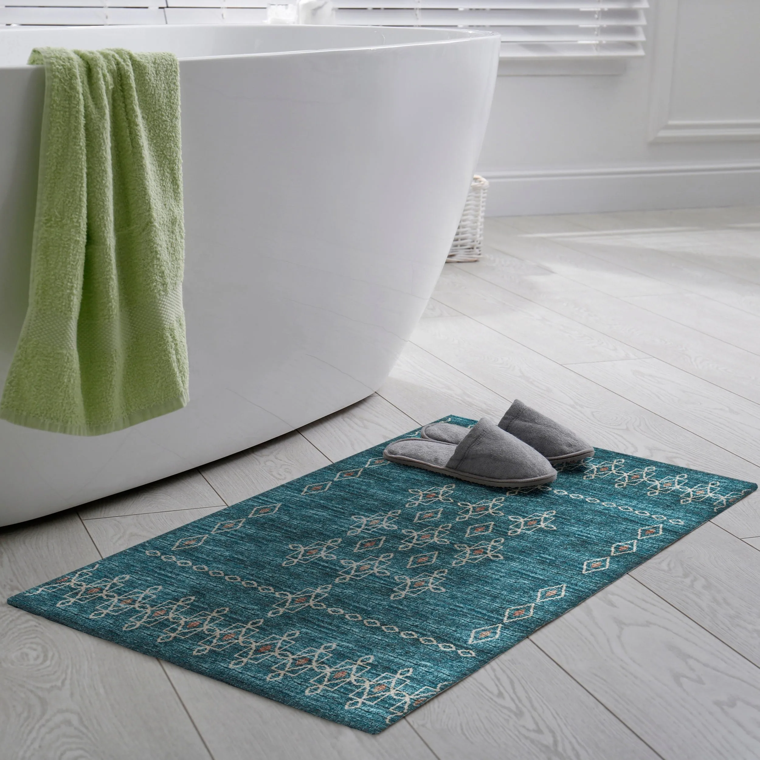 Indoor/ Outdoor Addison Yuma Southwest Motif Washable Area Rug