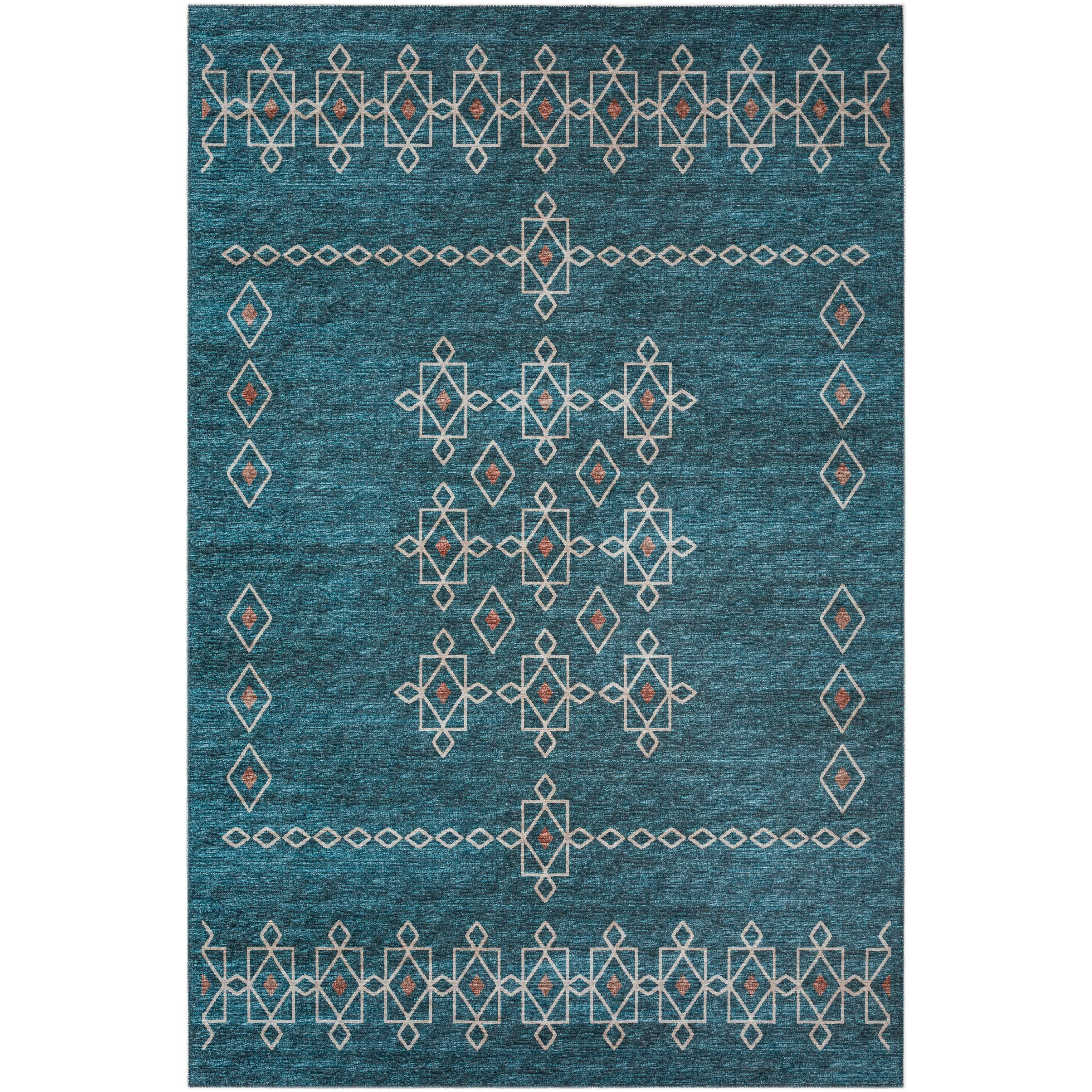 Indoor/ Outdoor Addison Yuma Southwest Motif Washable Area Rug