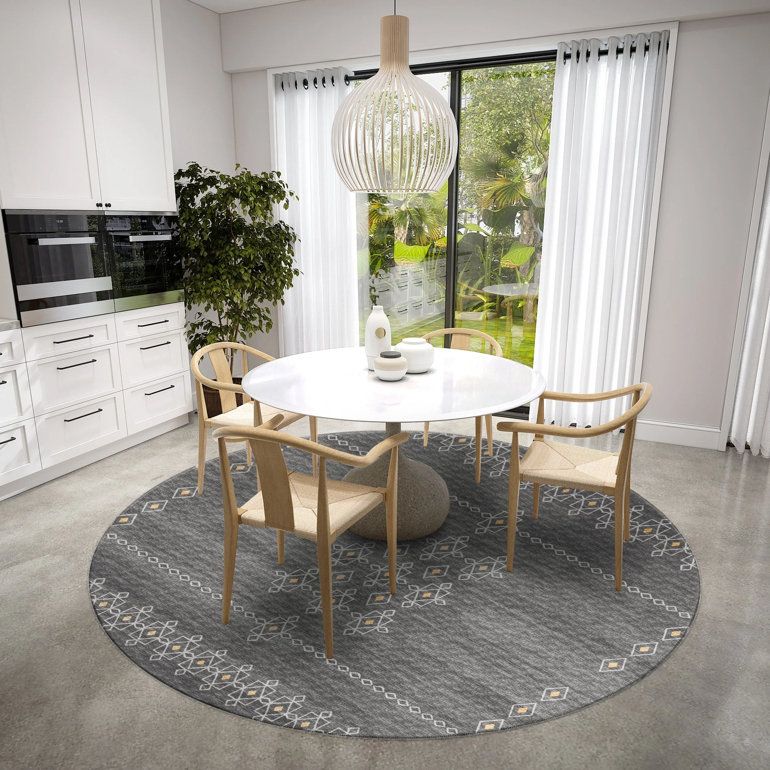 Indoor/ Outdoor Addison Yuma Southwest Motif Washable Area Rug