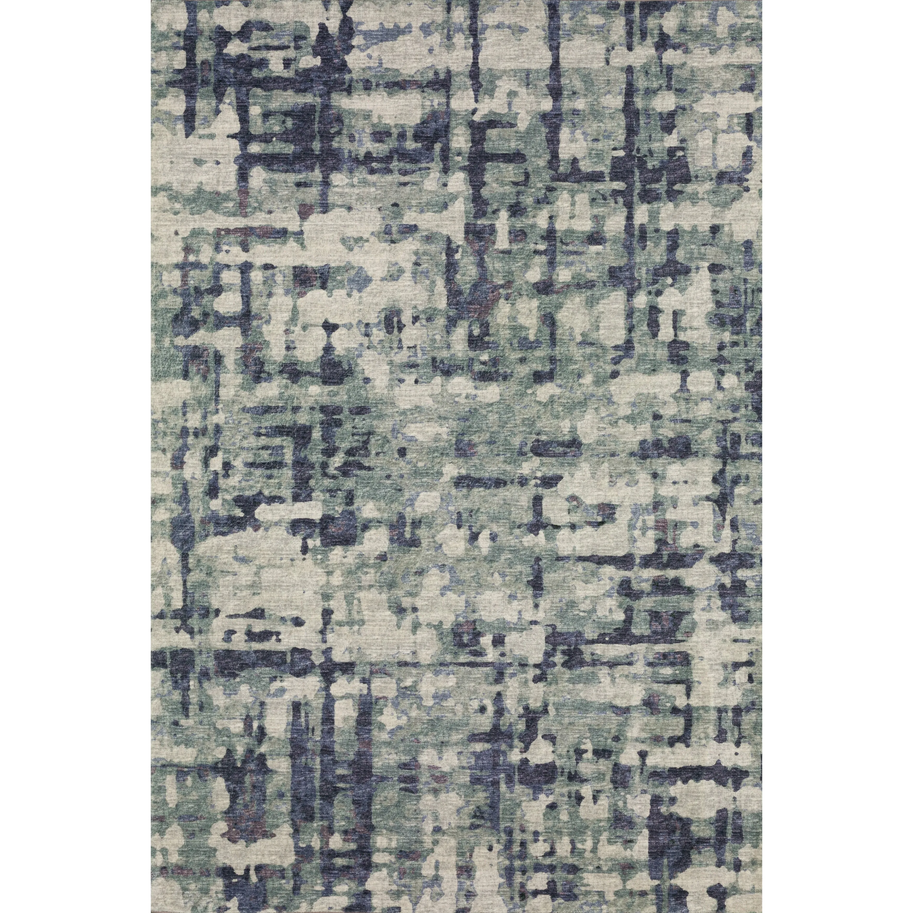 Indoor/ Outdoor Bravado Abstract Crosshatch Caramel Washable Area Rug