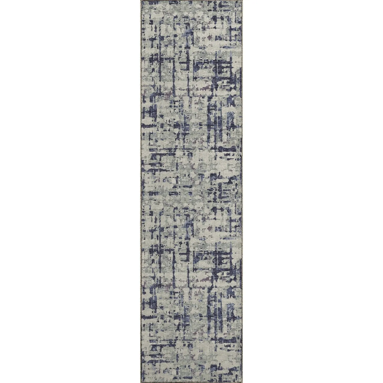 Indoor/ Outdoor Bravado Abstract Crosshatch Caramel Washable Area Rug