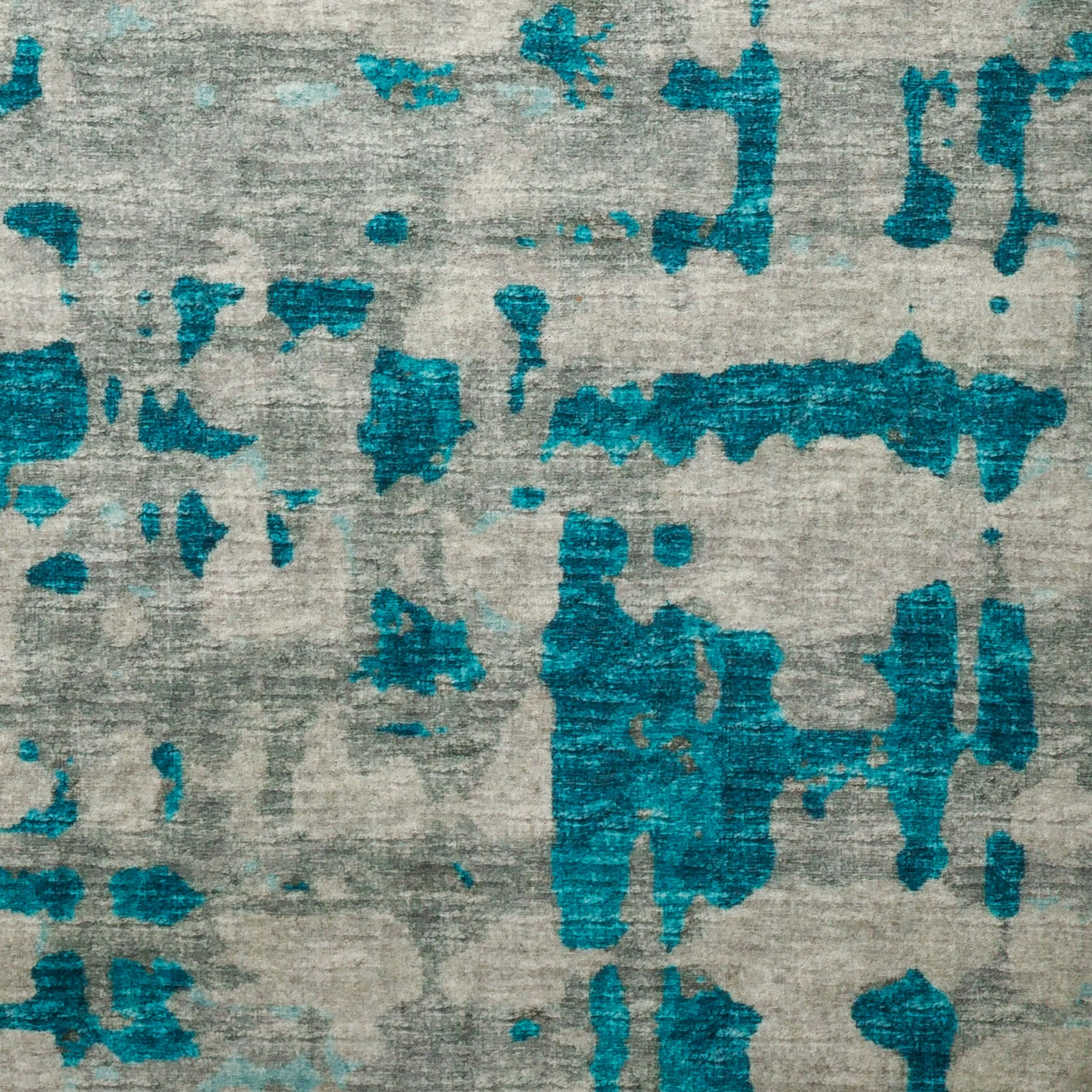 Indoor/ Outdoor Bravado Abstract Crosshatch Caramel Washable Area Rug