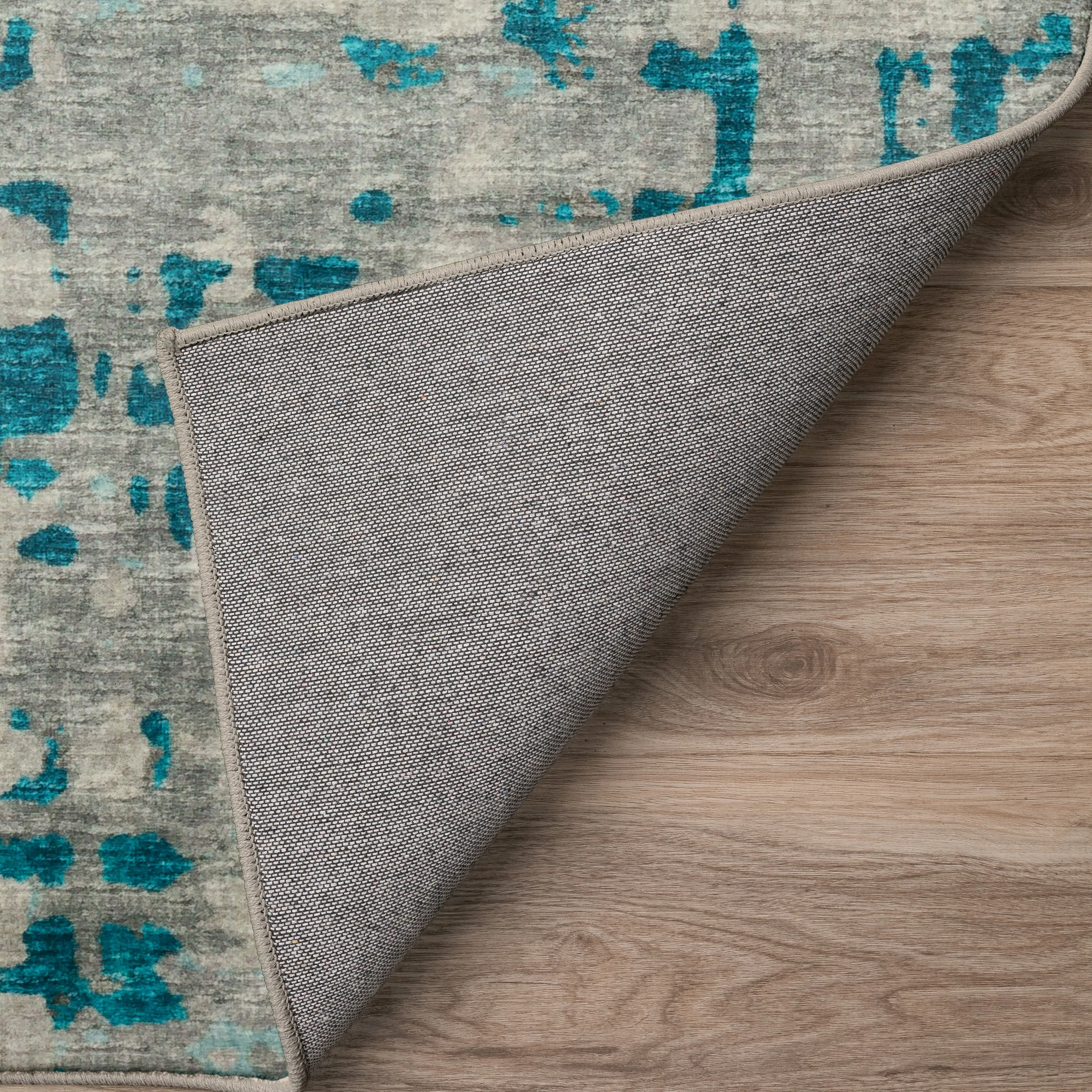 Indoor/ Outdoor Bravado Abstract Crosshatch Caramel Washable Area Rug