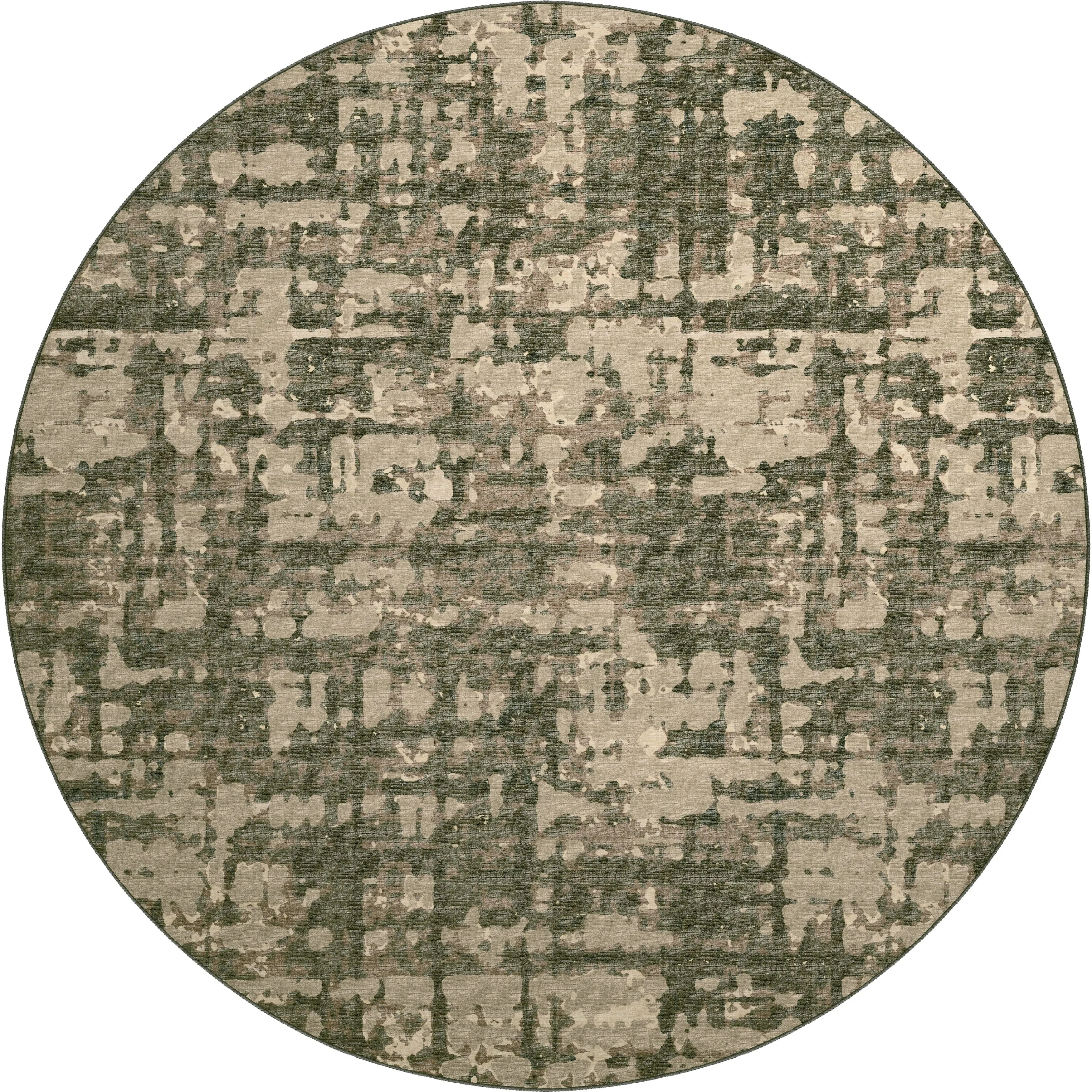 Indoor/ Outdoor Bravado Abstract Crosshatch Caramel Washable Area Rug