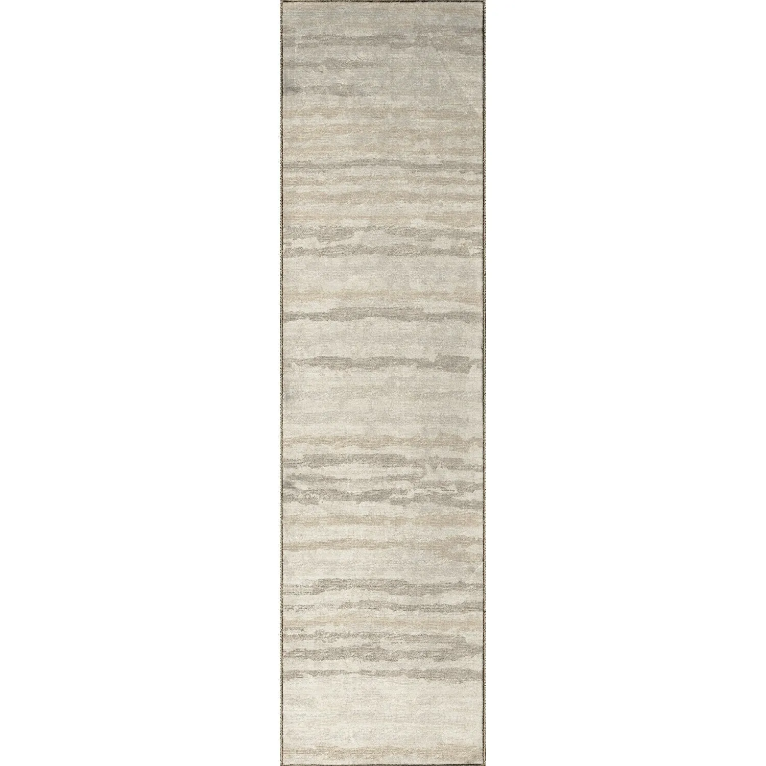 Indoor/ Outdoor Bravado Abstract Striped Baja Washable Area Rug