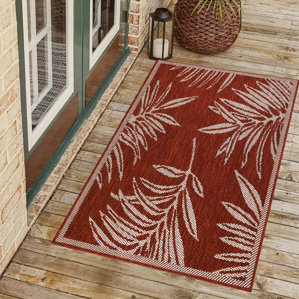 Indoor/Outdoor Area Rug/ Runner/ Doormat -Machine Washable. Weather and UV Resistant-Waterproof-Liana