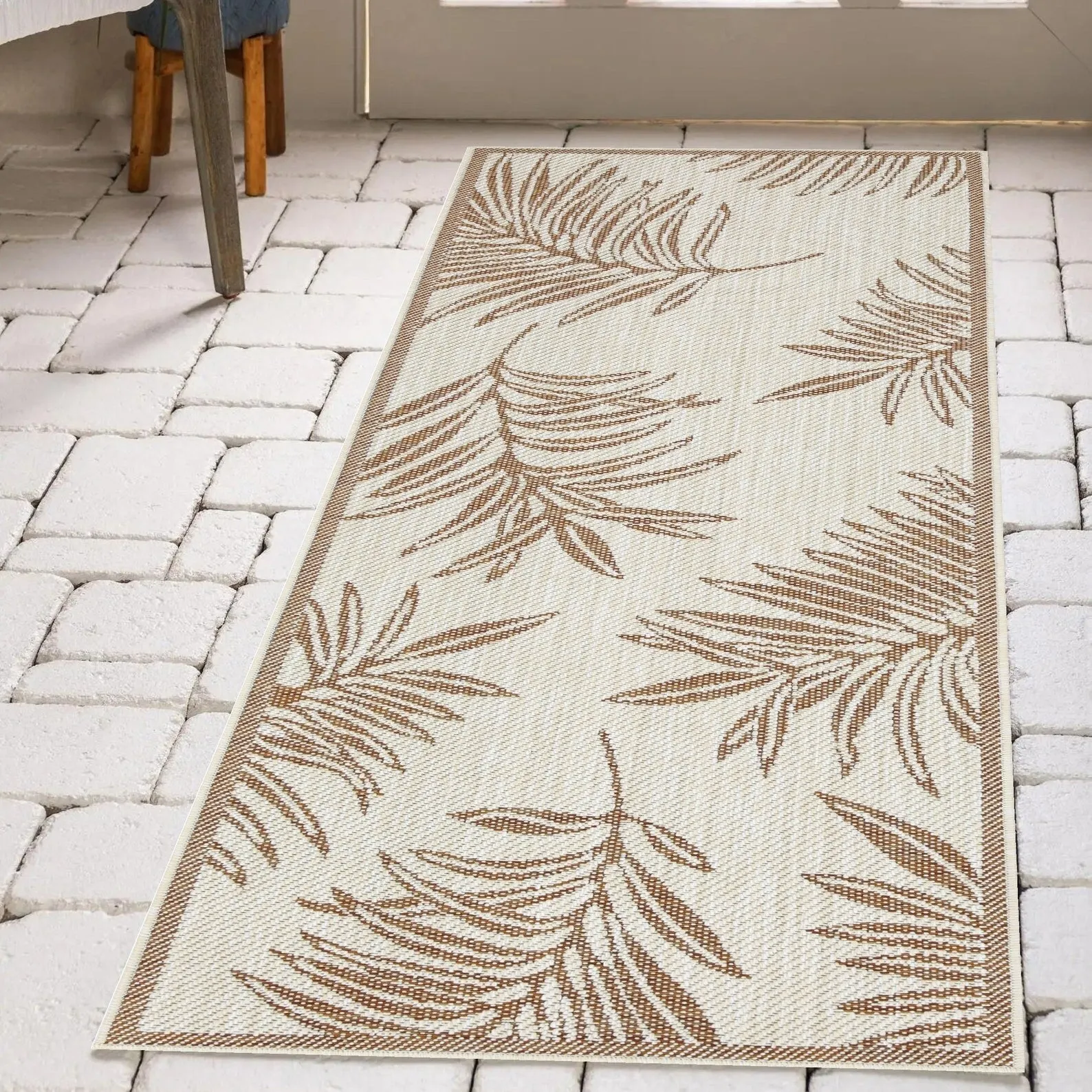 Indoor/Outdoor Area Rug/ Runner/ Doormat -Machine Washable. Weather and UV Resistant-Waterproof-Liana