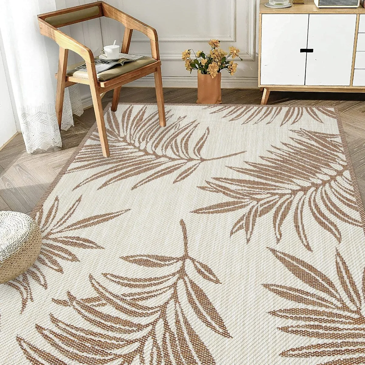 Indoor/Outdoor Area Rug/ Runner/ Doormat -Machine Washable. Weather and UV Resistant-Waterproof-Liana