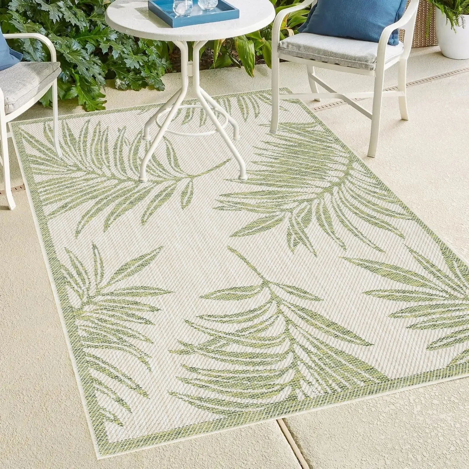 Indoor/Outdoor Area Rug/ Runner/ Doormat -Machine Washable. Weather and UV Resistant-Waterproof-Liana