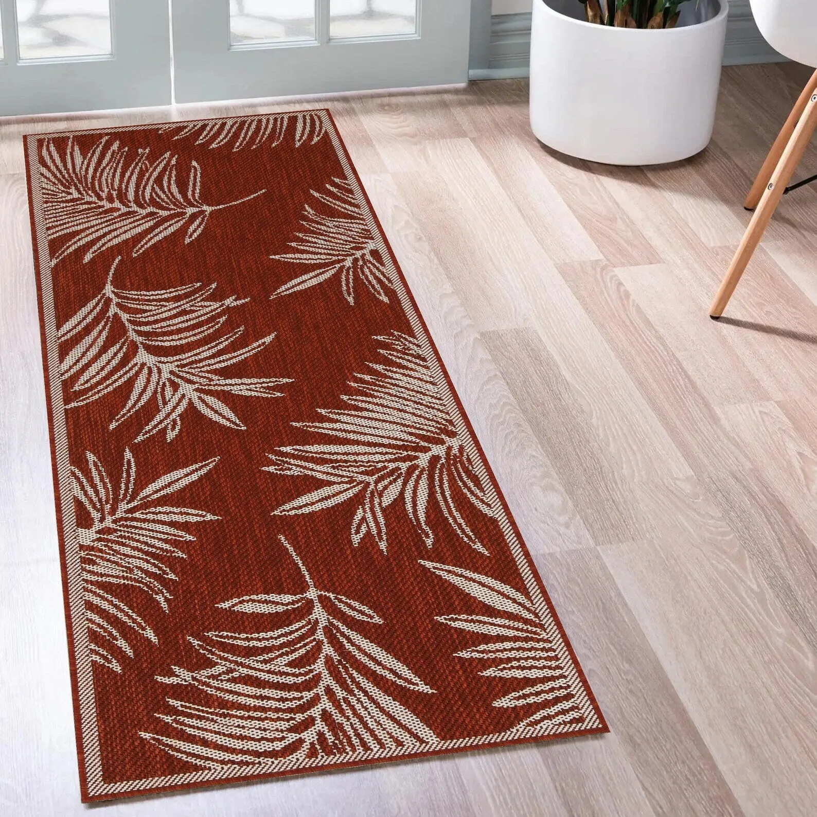 Indoor/Outdoor Area Rug/ Runner/ Doormat -Machine Washable. Weather and UV Resistant-Waterproof-Liana