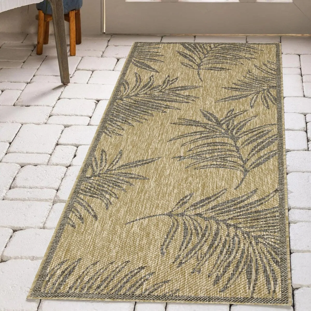 Indoor/Outdoor Area Rug/ Runner/ Doormat -Machine Washable. Weather and UV Resistant-Waterproof-Liana