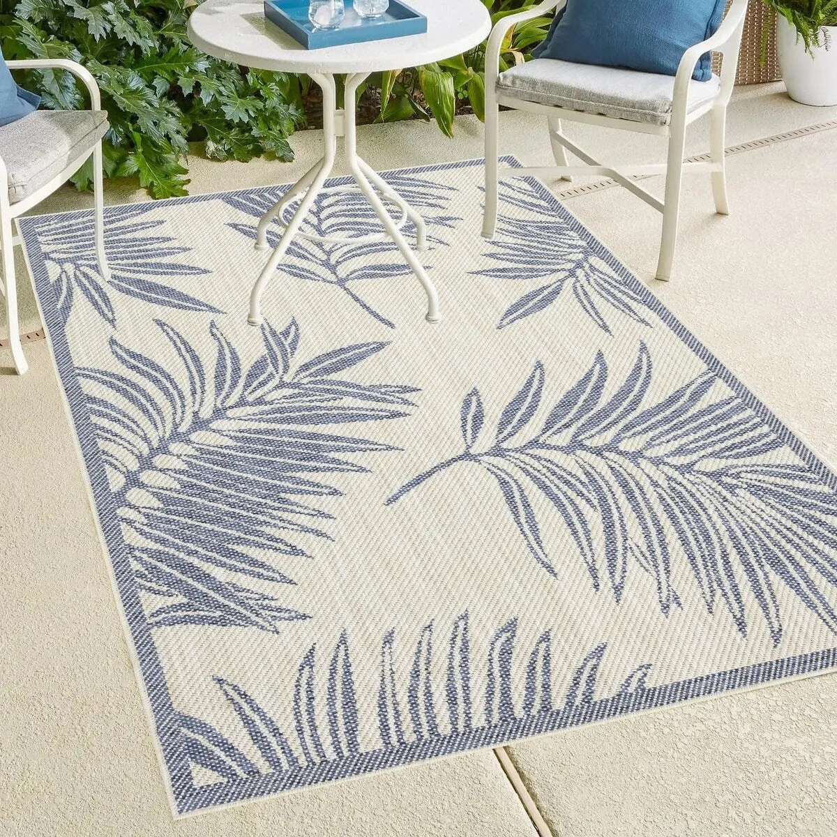 Indoor/Outdoor Area Rug/ Runner/ Doormat -Machine Washable. Weather and UV Resistant-Waterproof-Liana