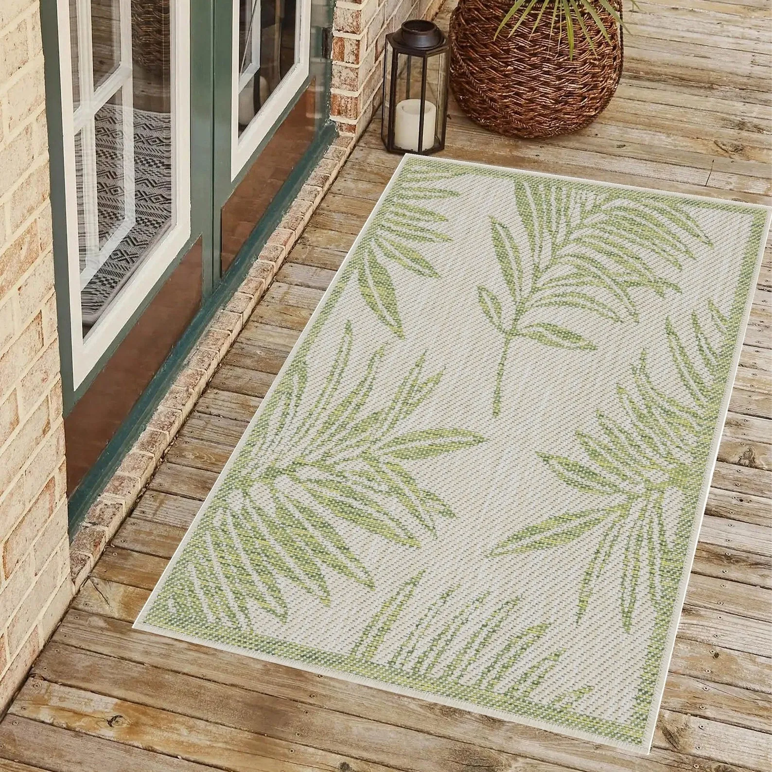 Indoor/Outdoor Area Rug/ Runner/ Doormat -Machine Washable. Weather and UV Resistant-Waterproof-Liana