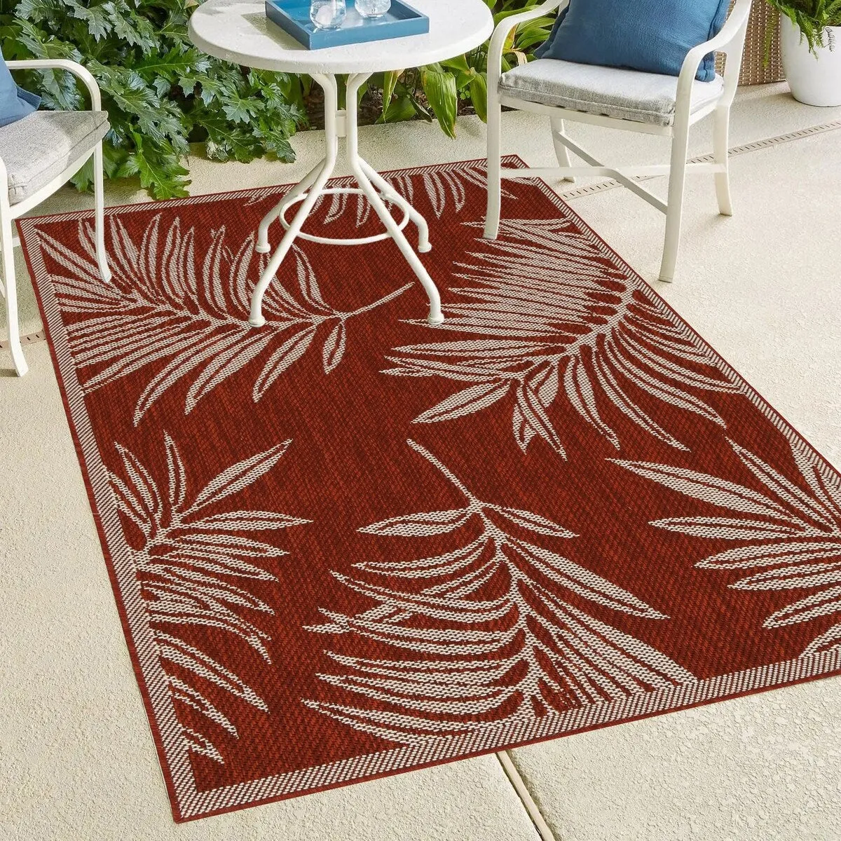 Indoor/Outdoor Area Rug/ Runner/ Doormat -Machine Washable. Weather and UV Resistant-Waterproof-Liana