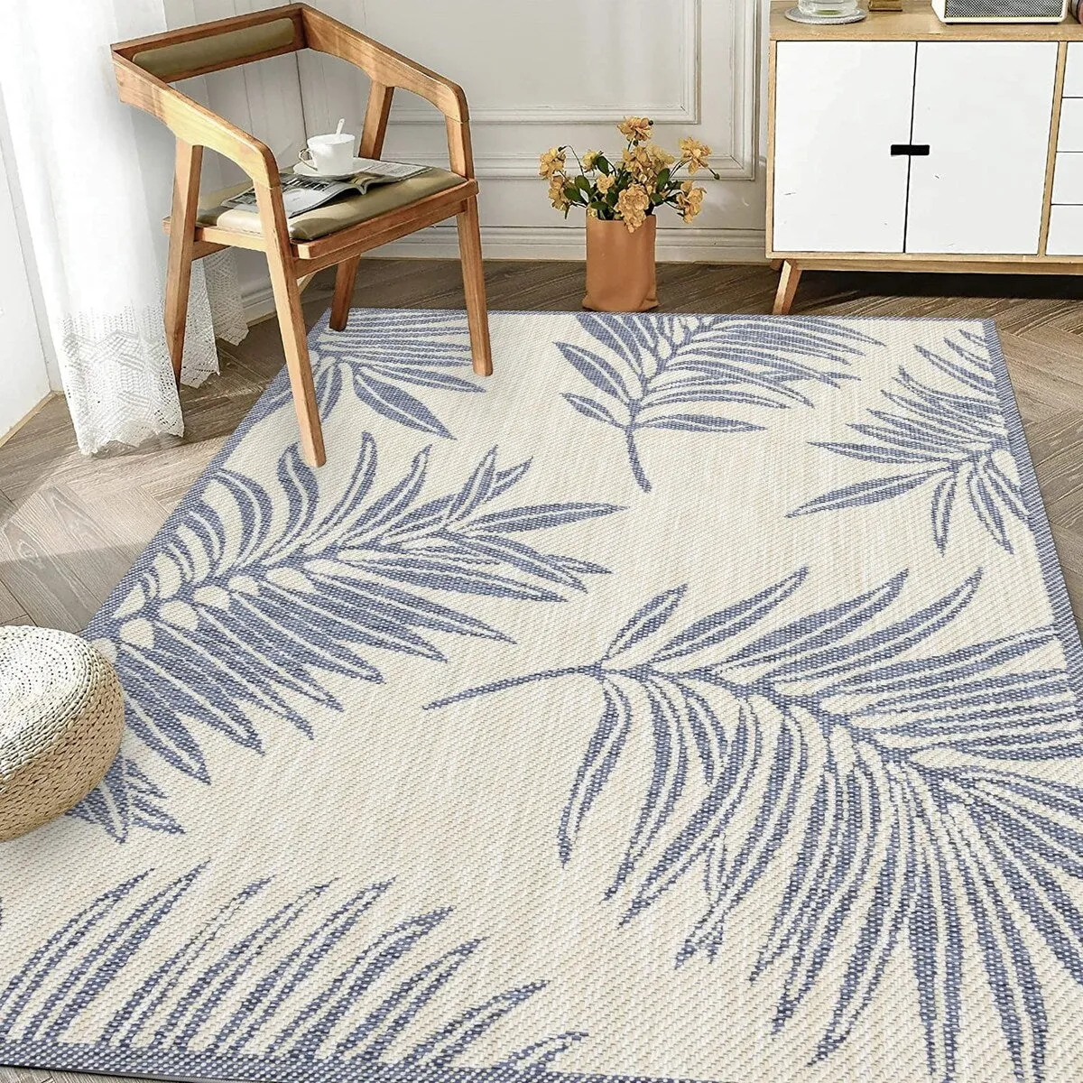 Indoor/Outdoor Area Rug/ Runner/ Doormat -Machine Washable. Weather and UV Resistant-Waterproof-Liana