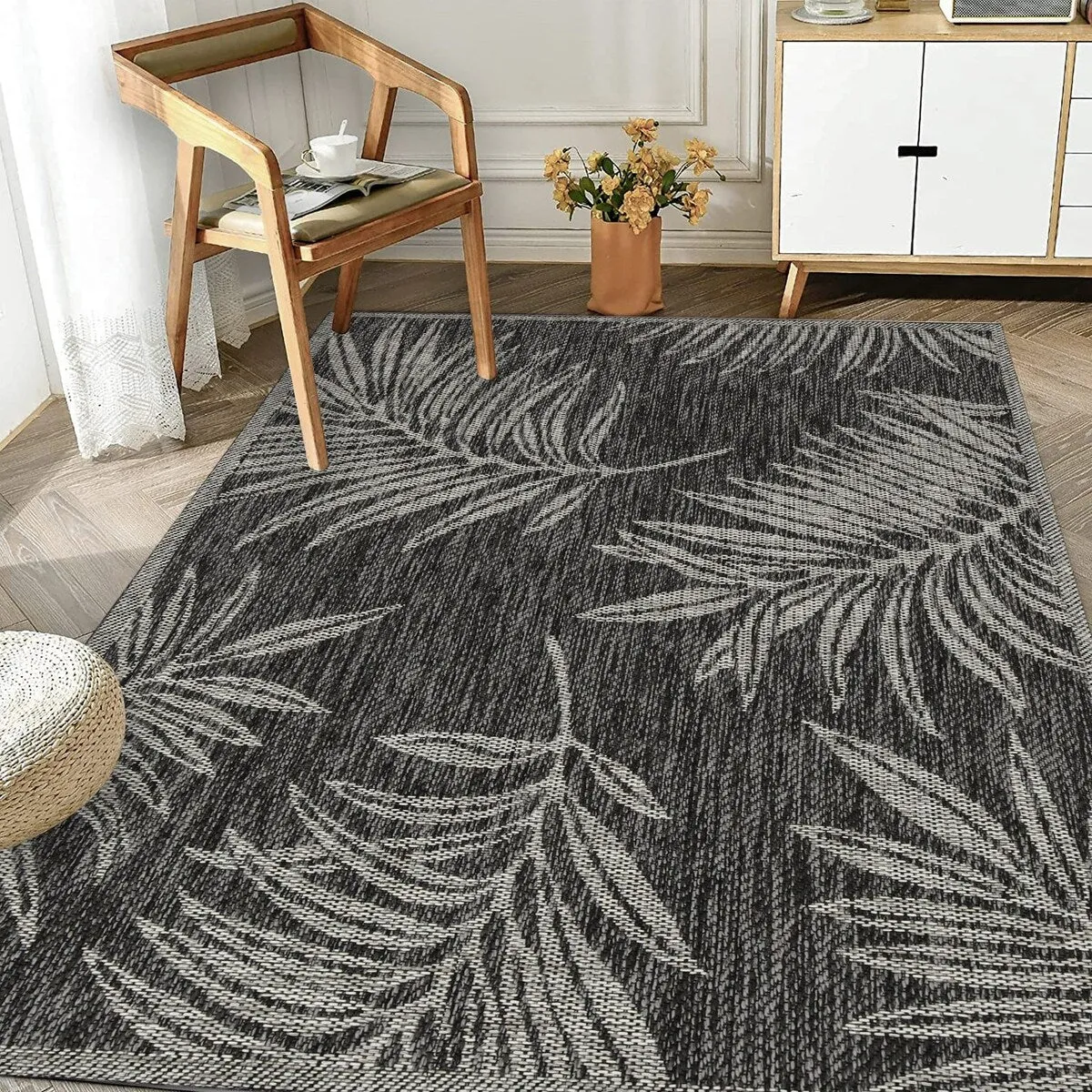 Indoor/Outdoor Area Rug/ Runner/ Doormat -Machine Washable. Weather and UV Resistant-Waterproof-Liana
