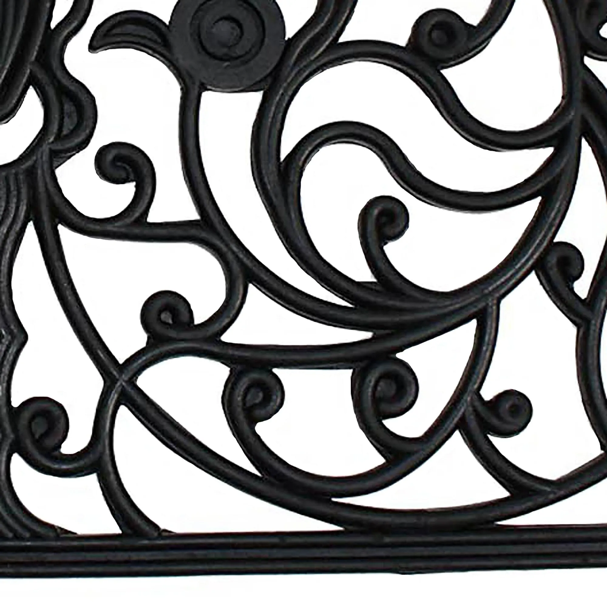 J&M French Arch Half Round Rubber Doormat 24x36 - 24x36