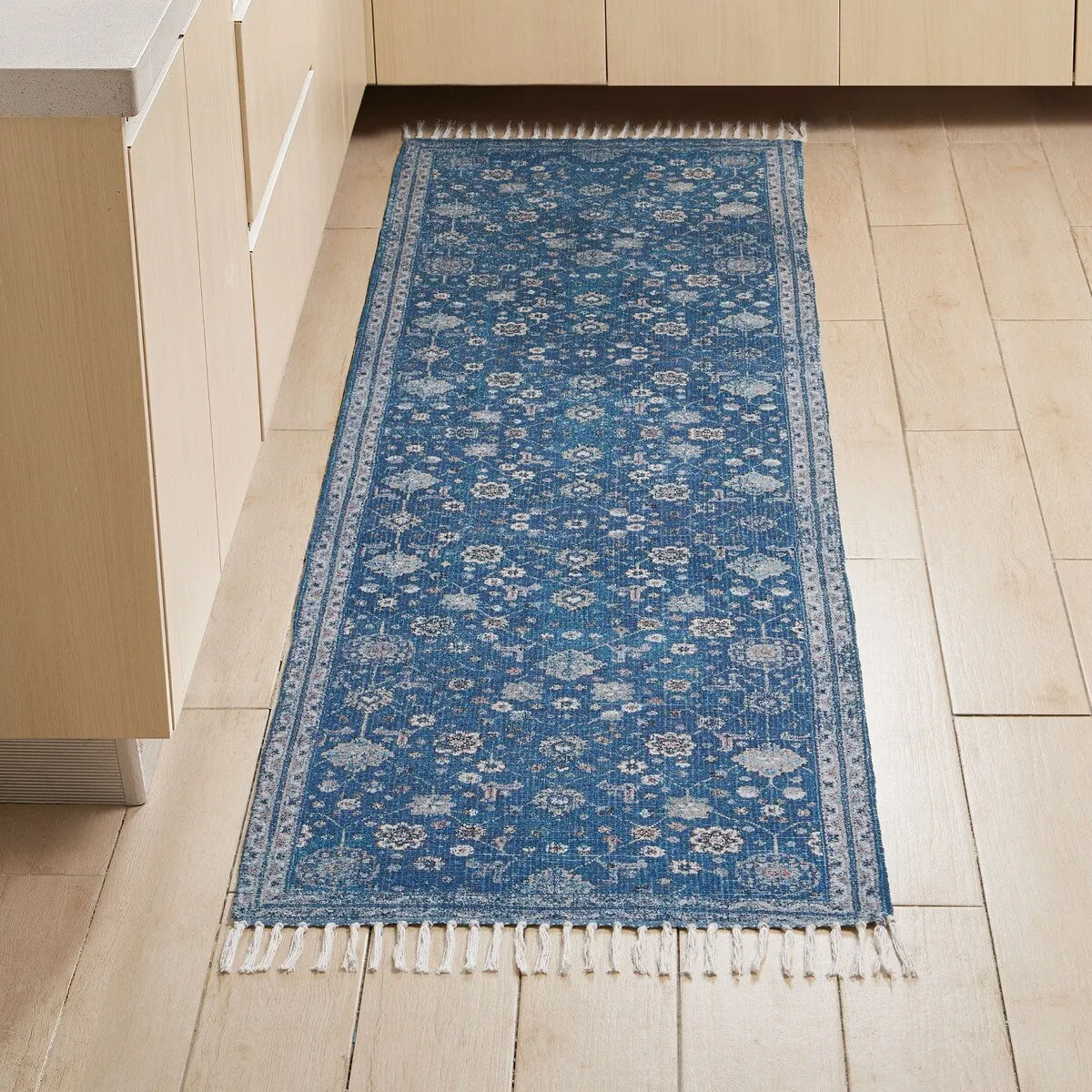 Jessica Simpson Machine Washable. Slip Resistant Accent and Runner Rugs with Fringe