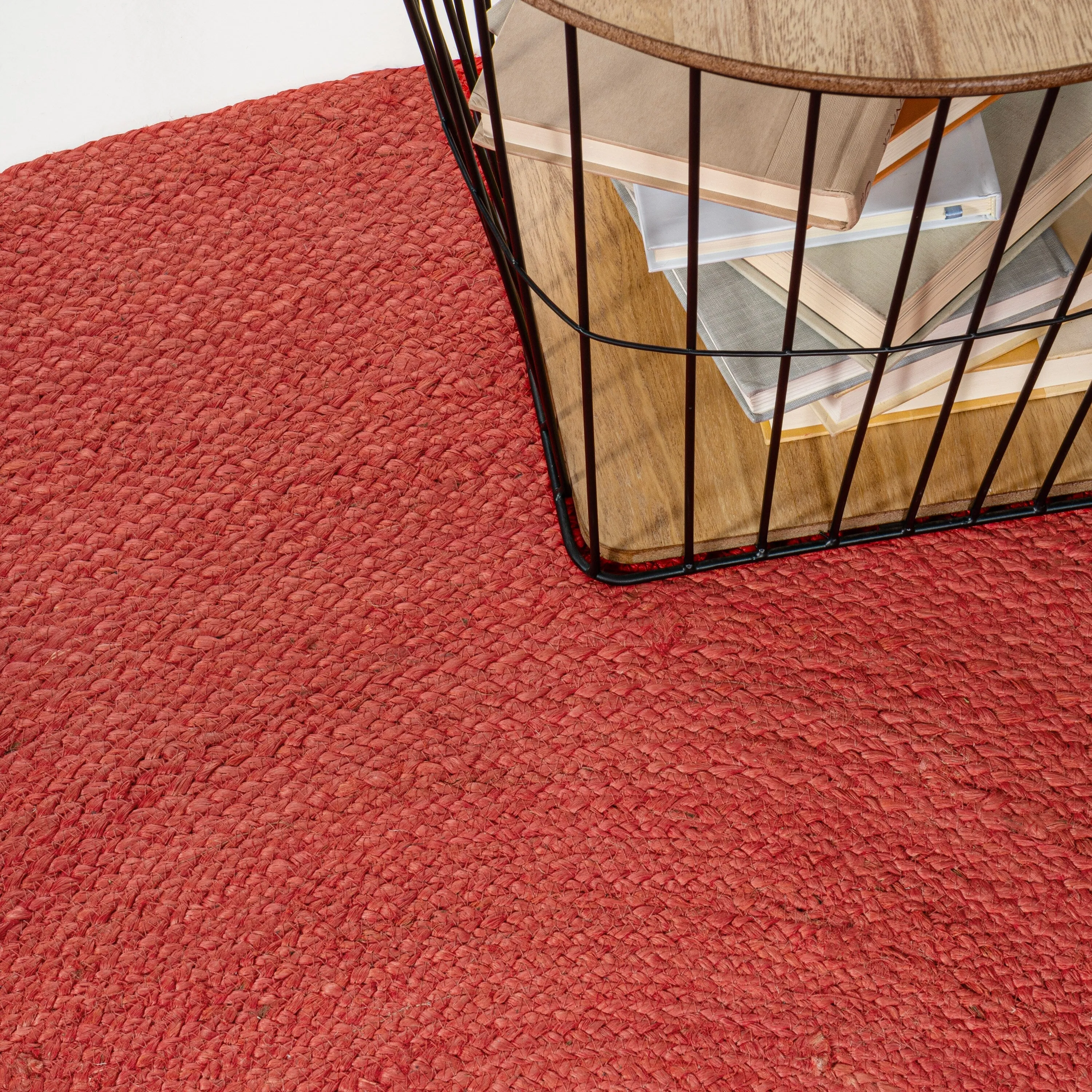 JONATHAN Y Abyss Braided Coastal Cottage Round Jute Area Rug