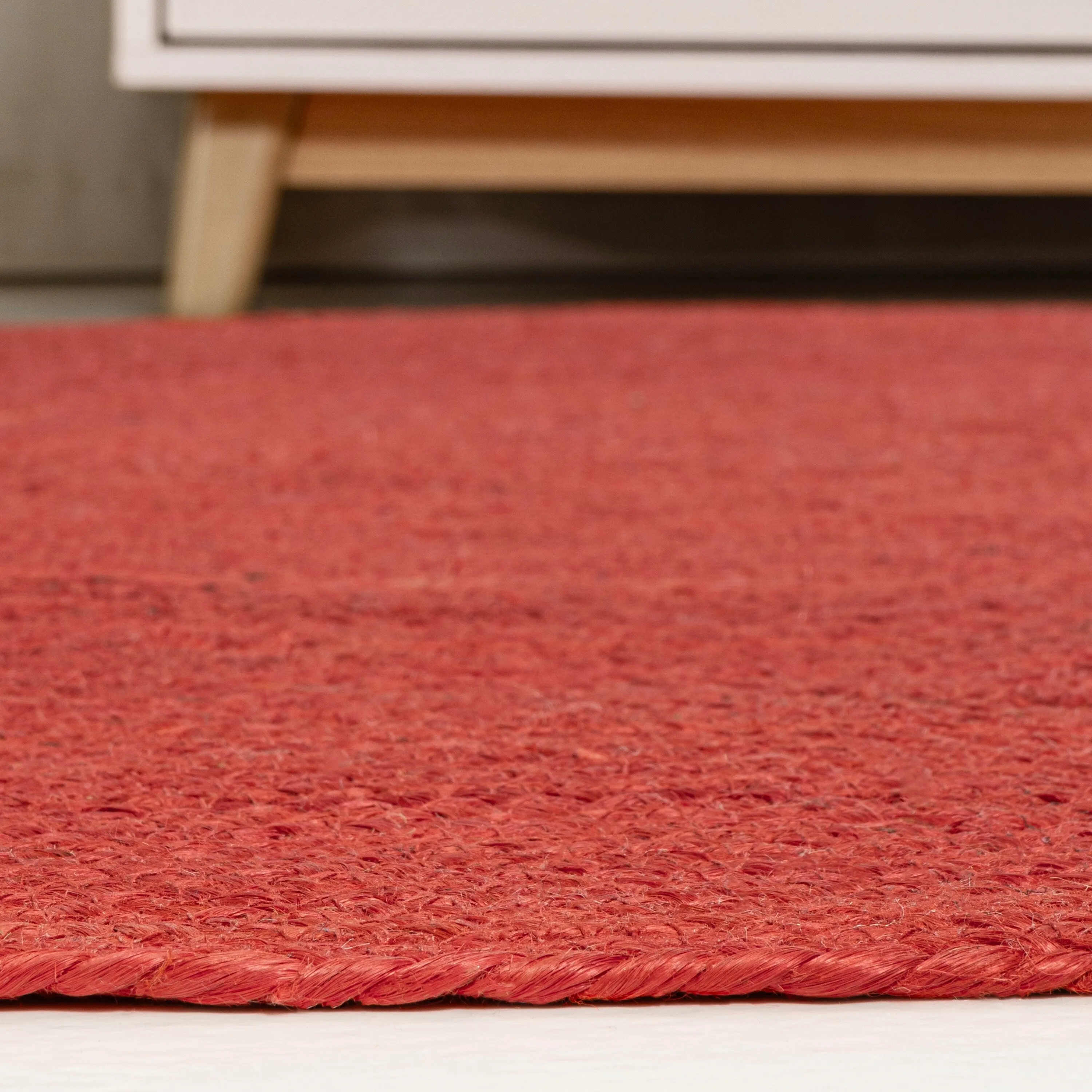 JONATHAN Y Abyss Braided Coastal Cottage Round Jute Area Rug