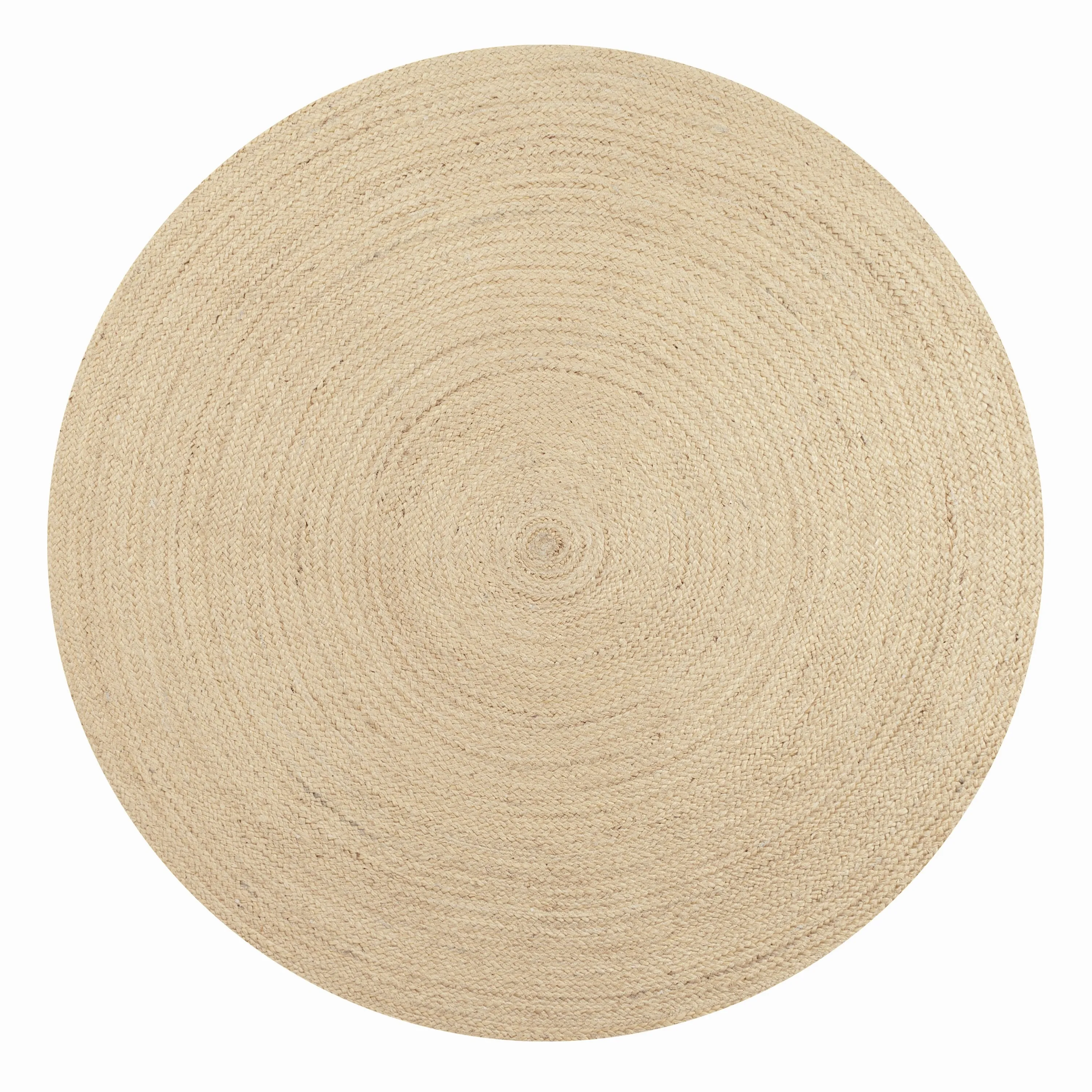 JONATHAN Y Abyss Braided Coastal Cottage Round Jute Area Rug