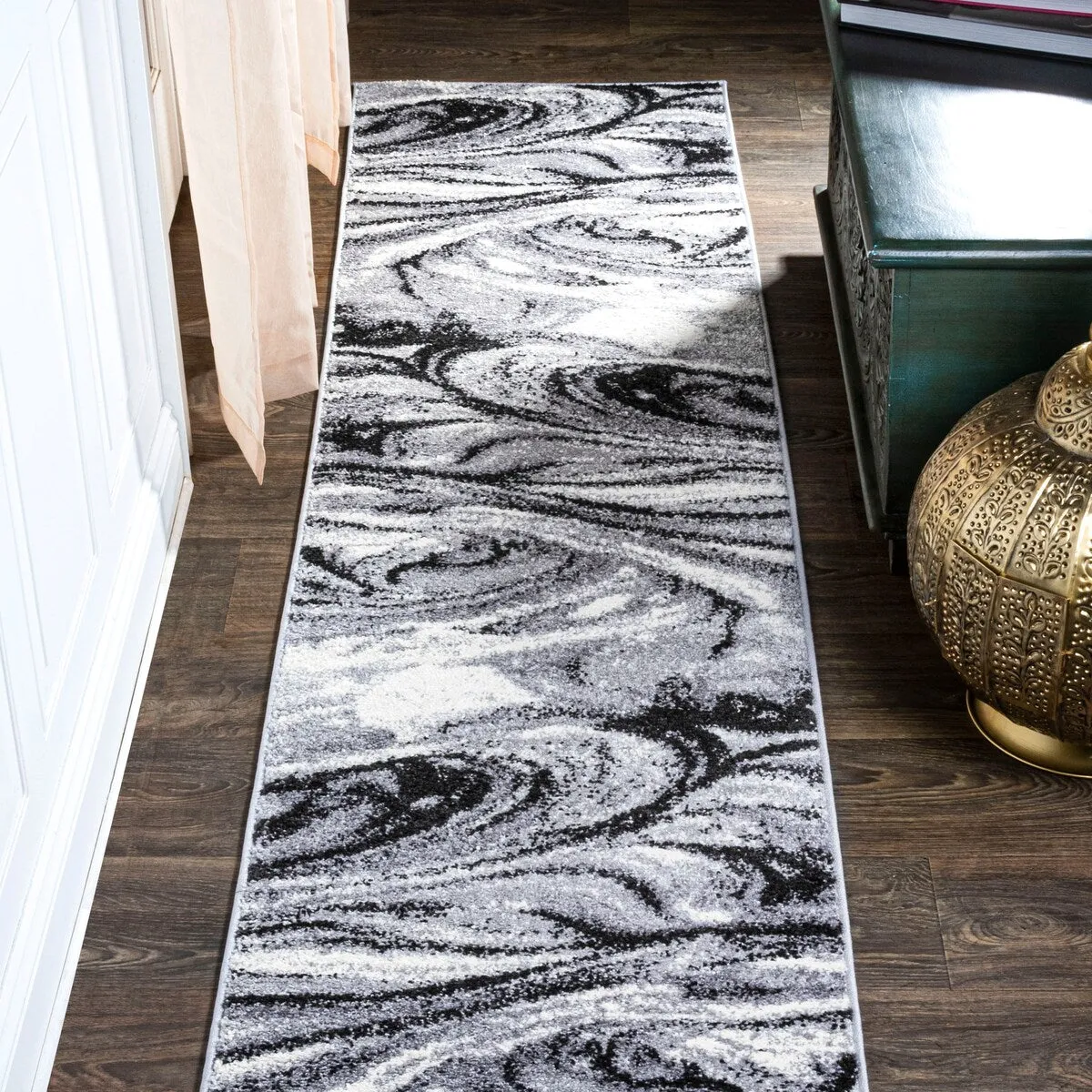 JONATHAN Y Alcudia Abstract Marble Contemporary Area Rug