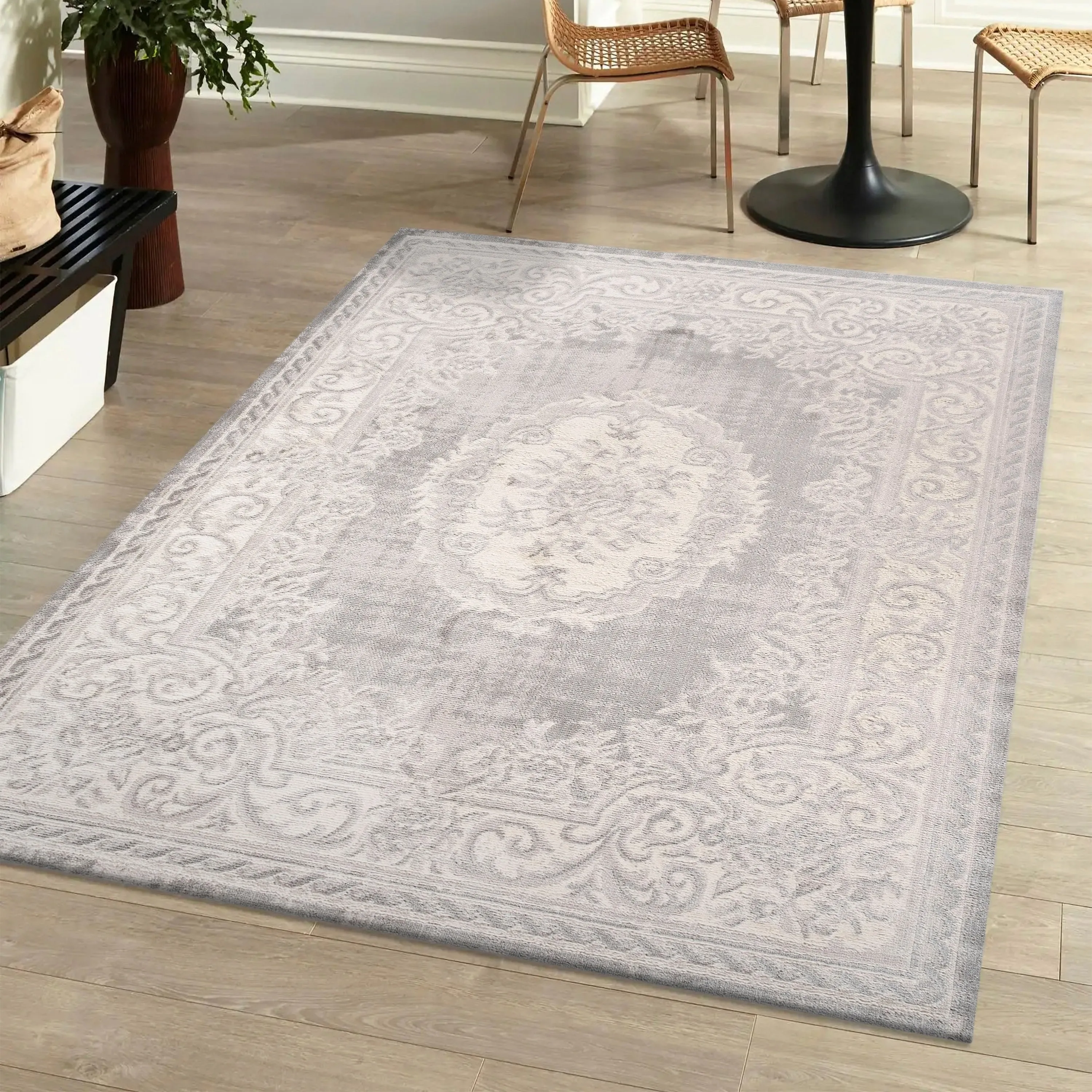 JONATHAN Y Amir Cottage Medallion Area Rug
