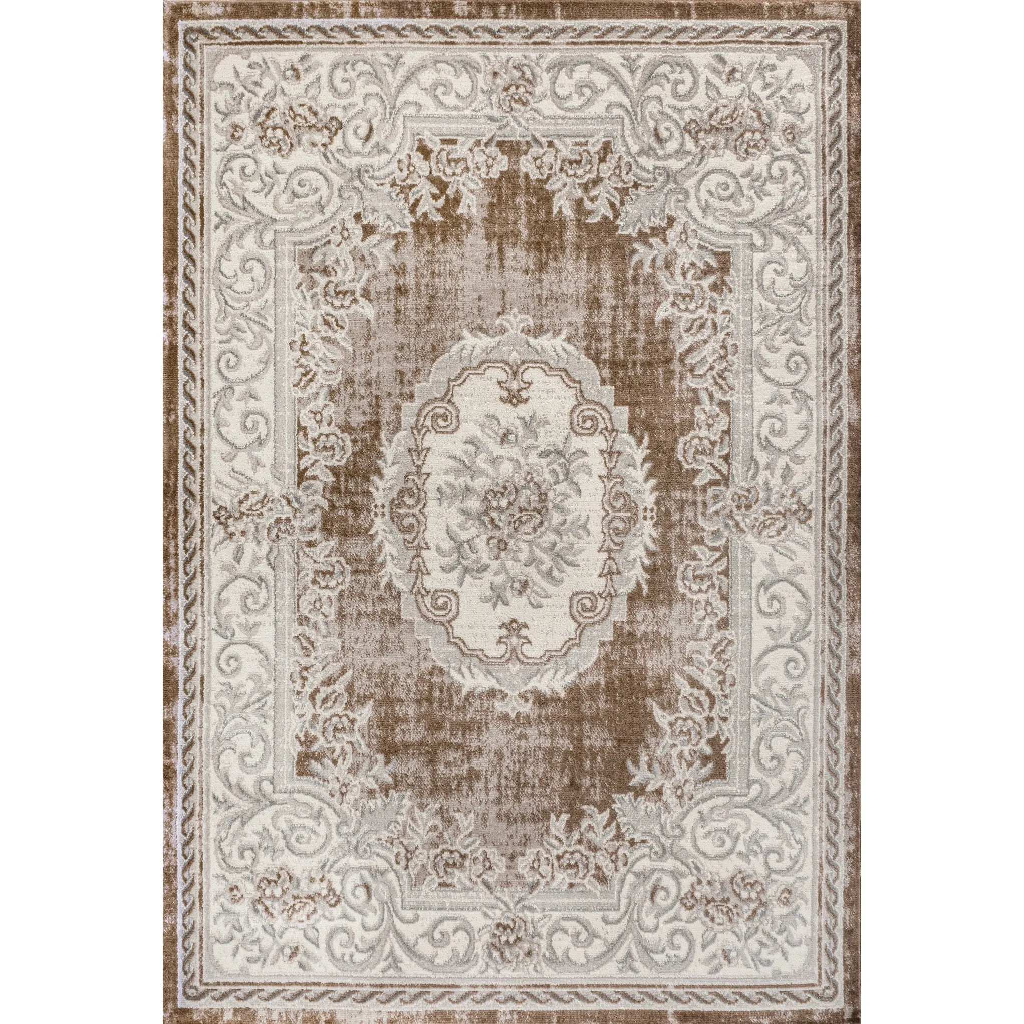 JONATHAN Y Amir Cottage Medallion Area Rug