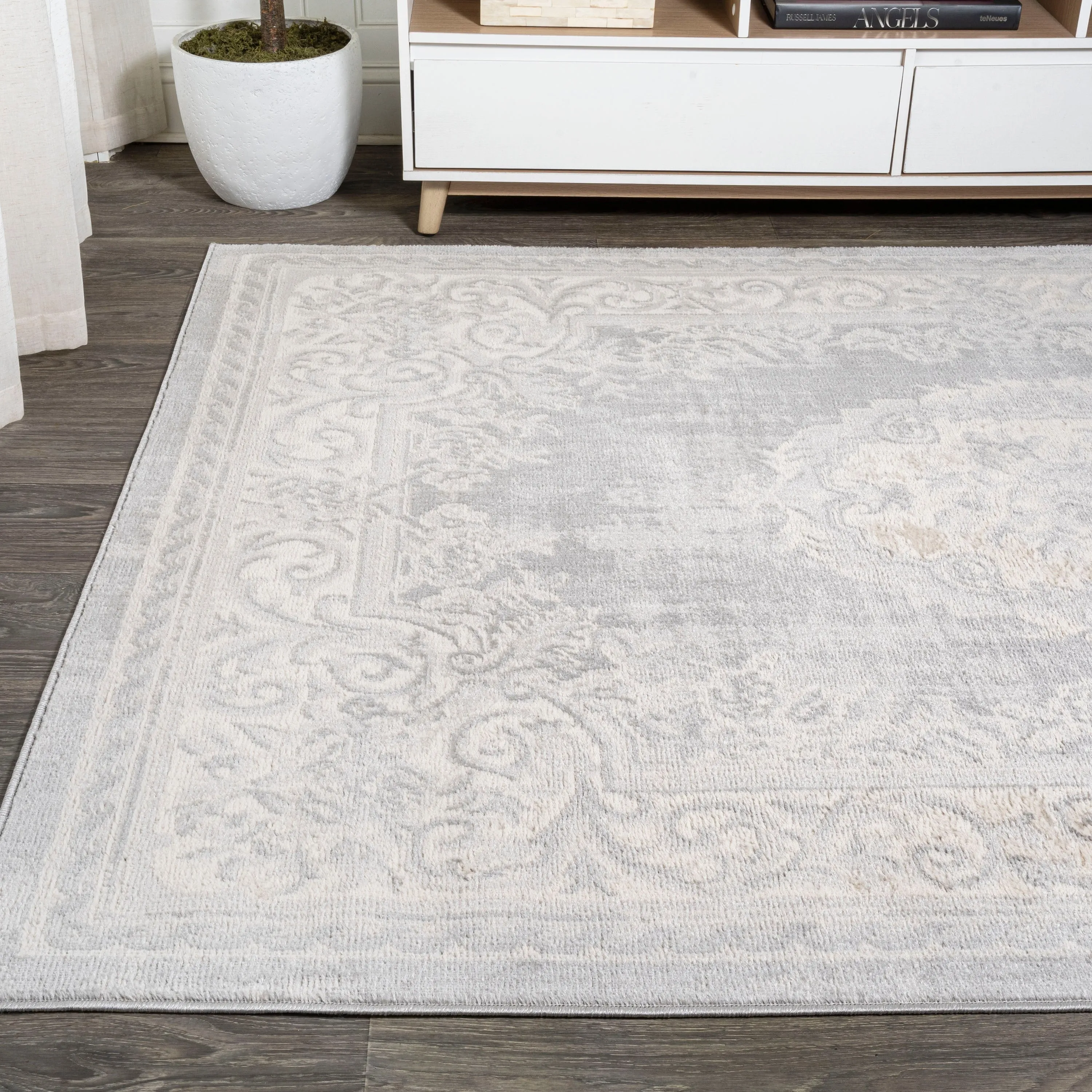 JONATHAN Y Amir Cottage Medallion Area Rug