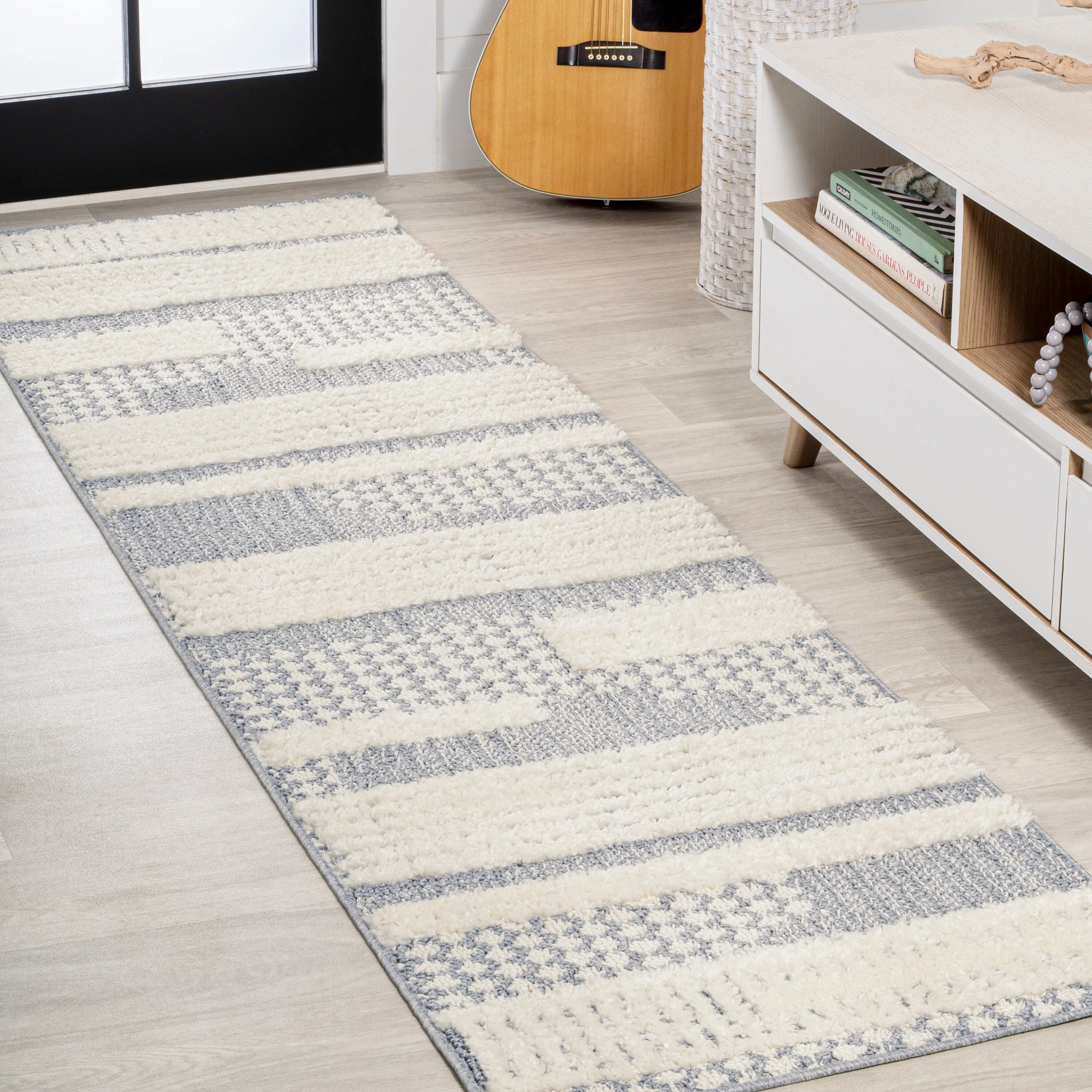 JONATHAN Y Elin Modern Abstract Muted Flowers Area Rug