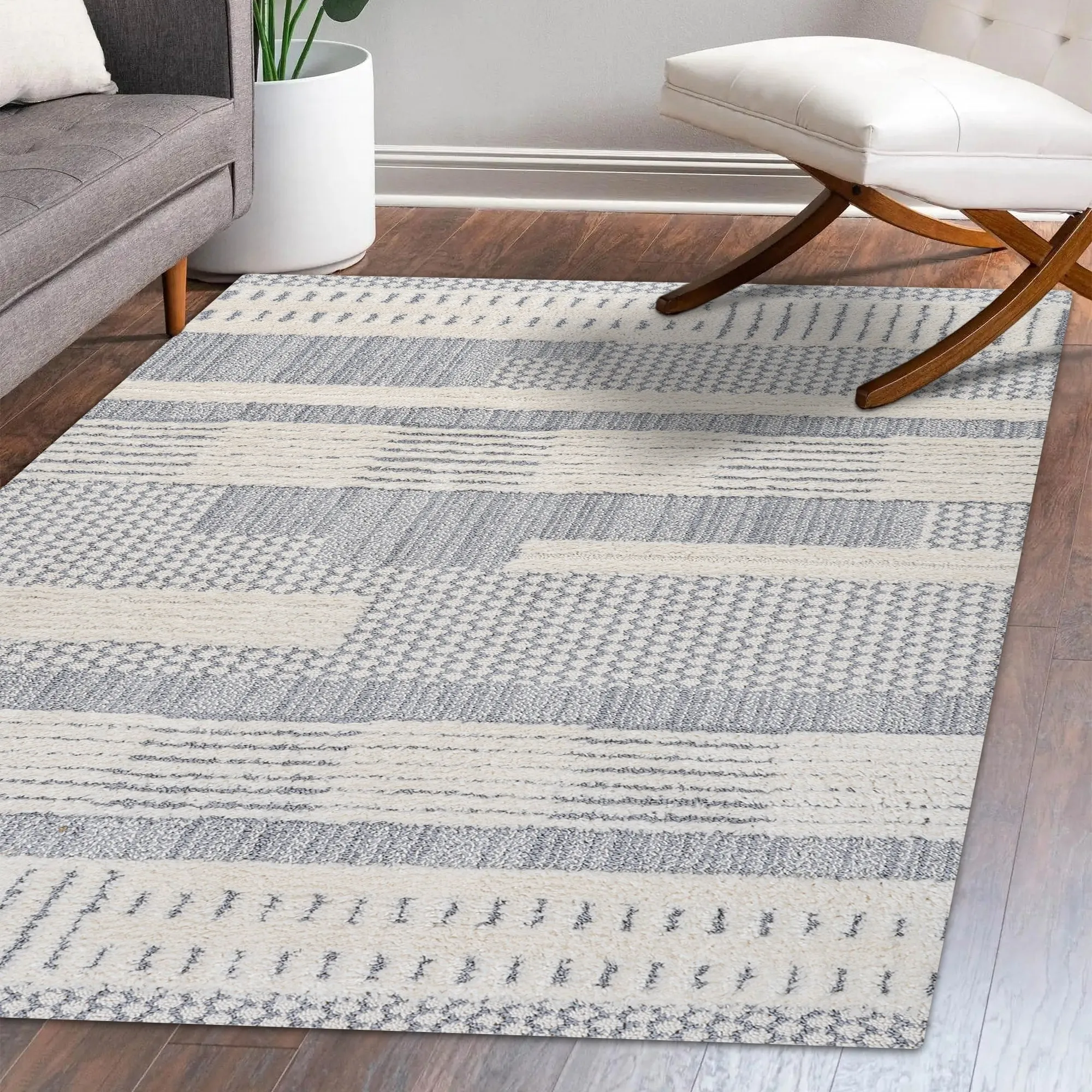 JONATHAN Y Elin Modern Abstract Muted Flowers Area Rug