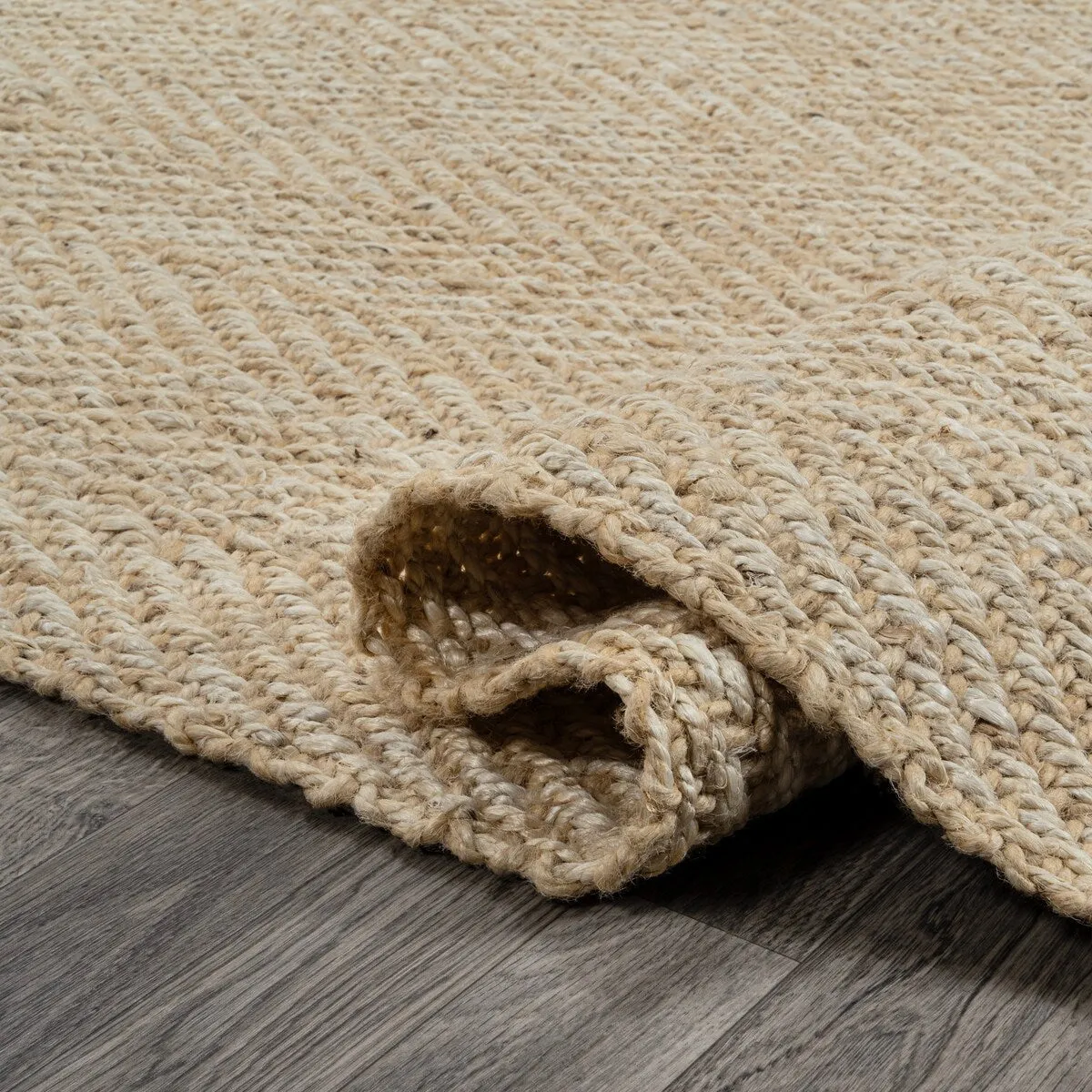 JONATHAN Y Estera Hand Woven Herringbone Chunky Jute Area Rug