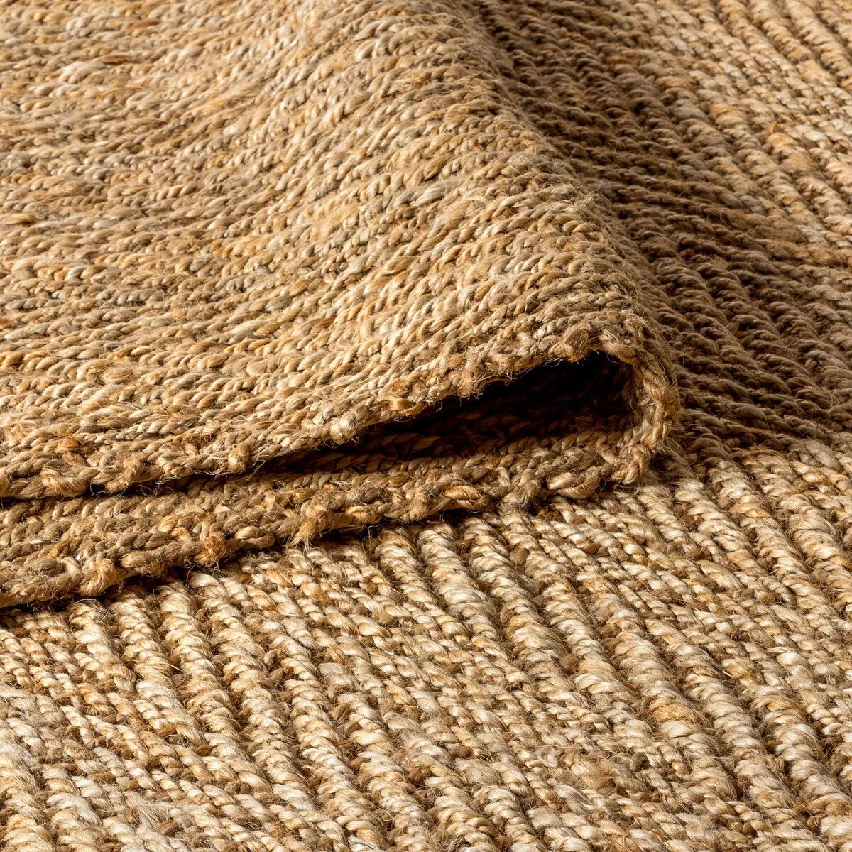 JONATHAN Y Estera Hand Woven Herringbone Chunky Jute Area Rug